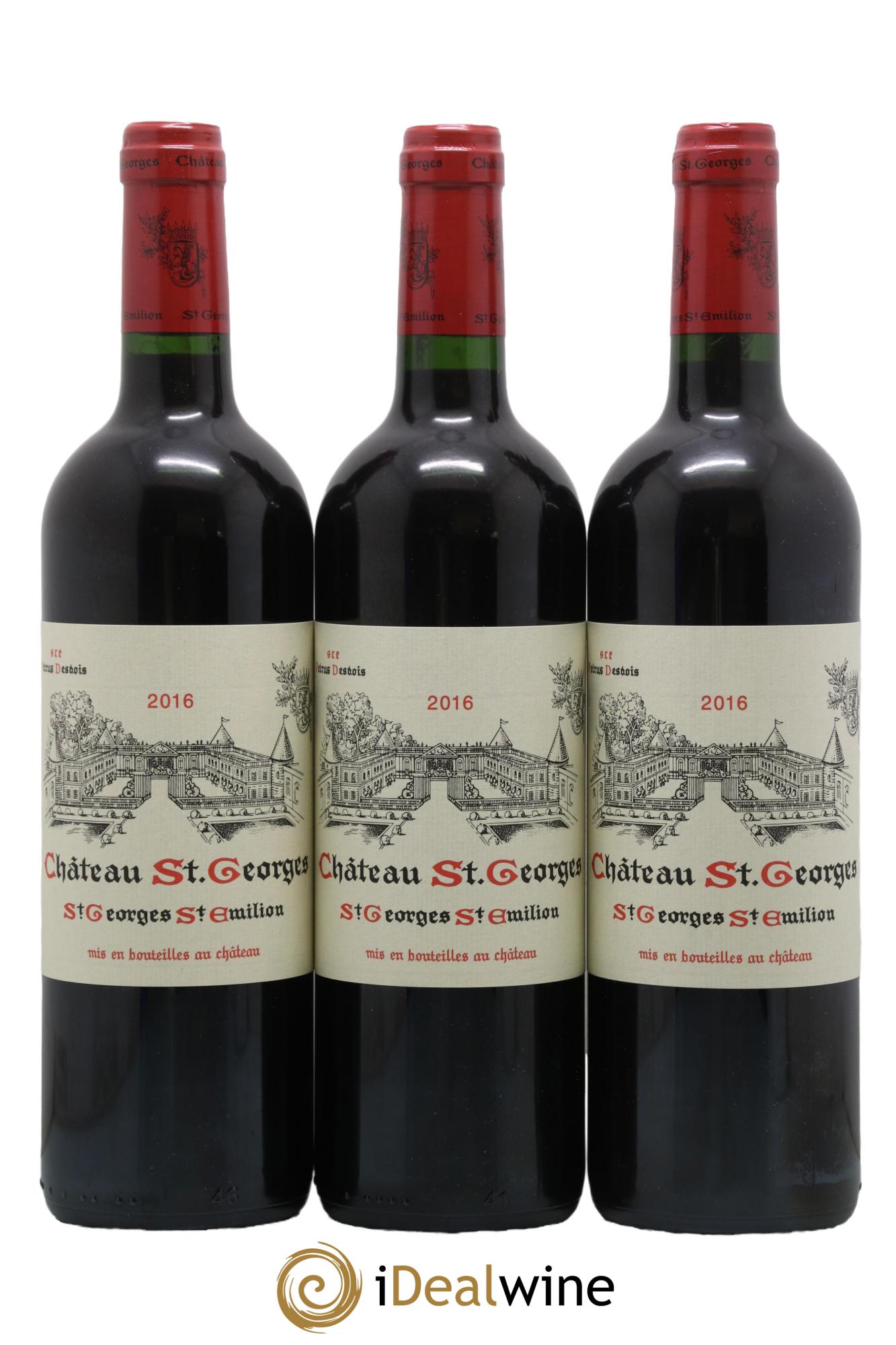 Château Saint-Georges 2016 - Lot de 3 bouteilles - 0