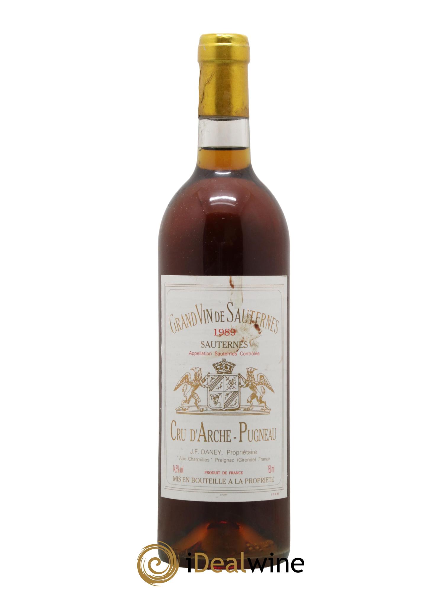 Cru d'Arche-Pugneau 1989 - Posten von 1 Flasche - 0
