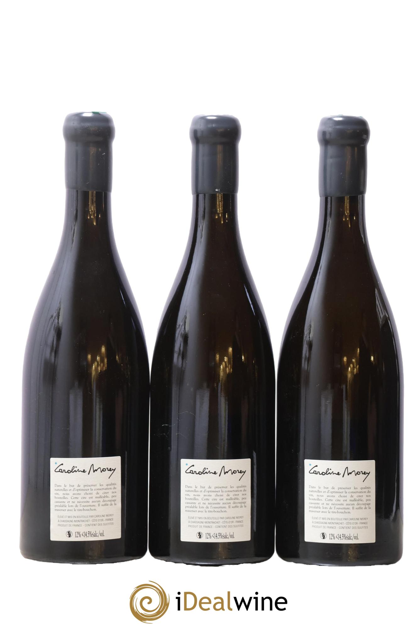 Chassagne-Montrachet 1er Cru Les Champs Gains Caroline Morey 2022 - Lot de 3 bouteilles - 1