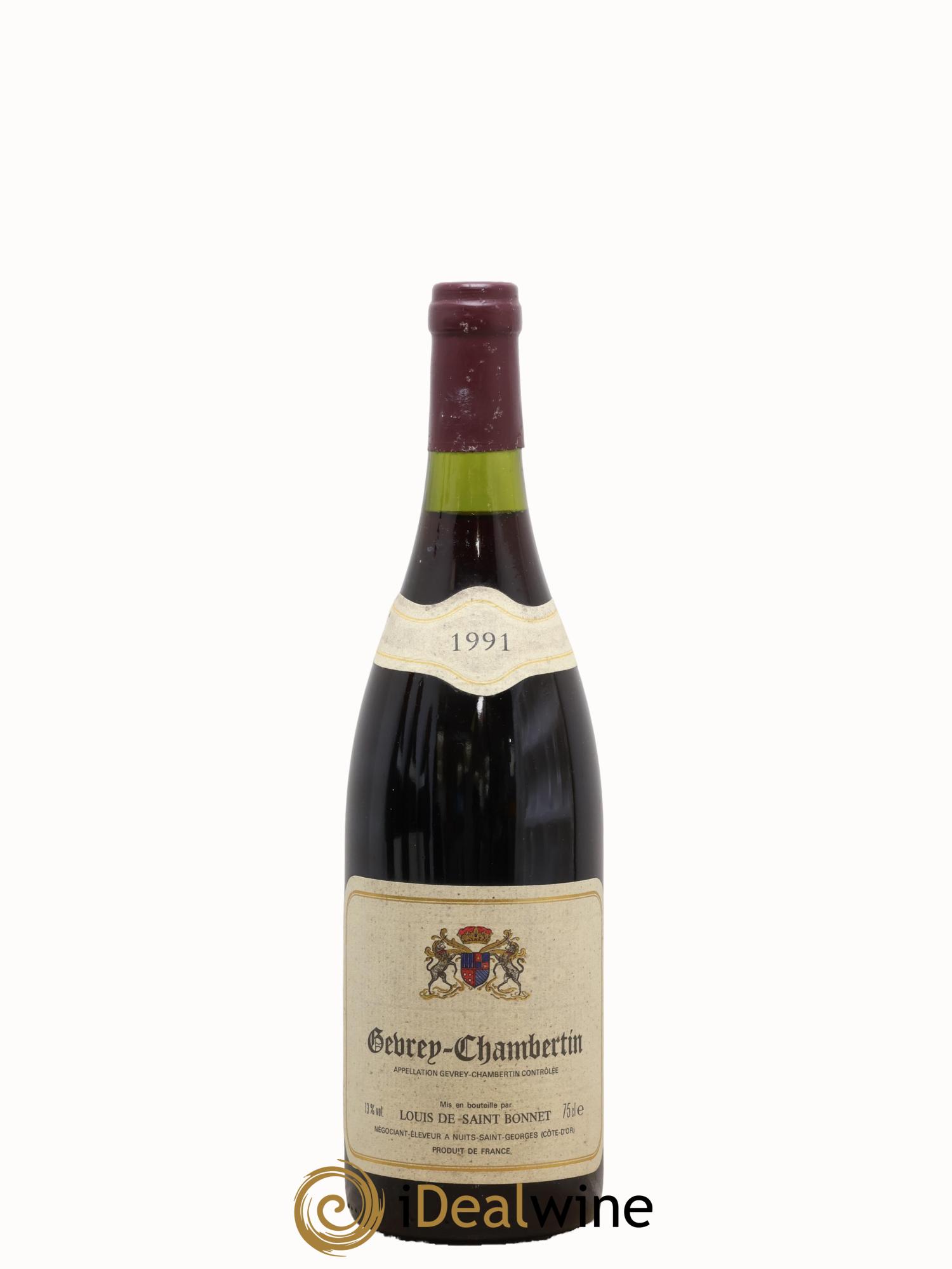 Gevrey-Chambertin Louis de Saint Bonnet 1991 - Lot of 1 bottle - 0