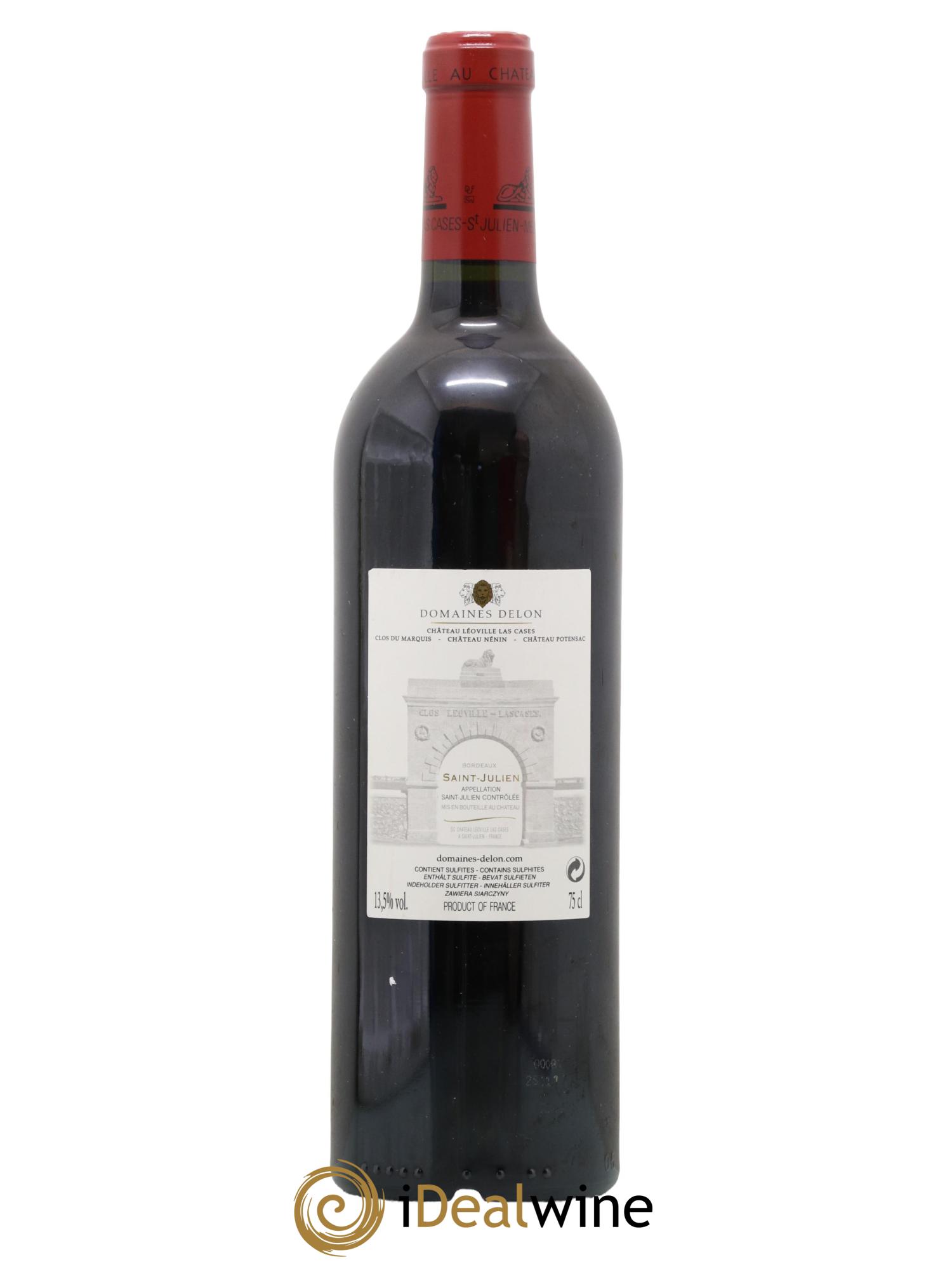 Château Léoville Las Cases 2ème Grand Cru Classé 2015 - Lot de 1 bouteille - 1