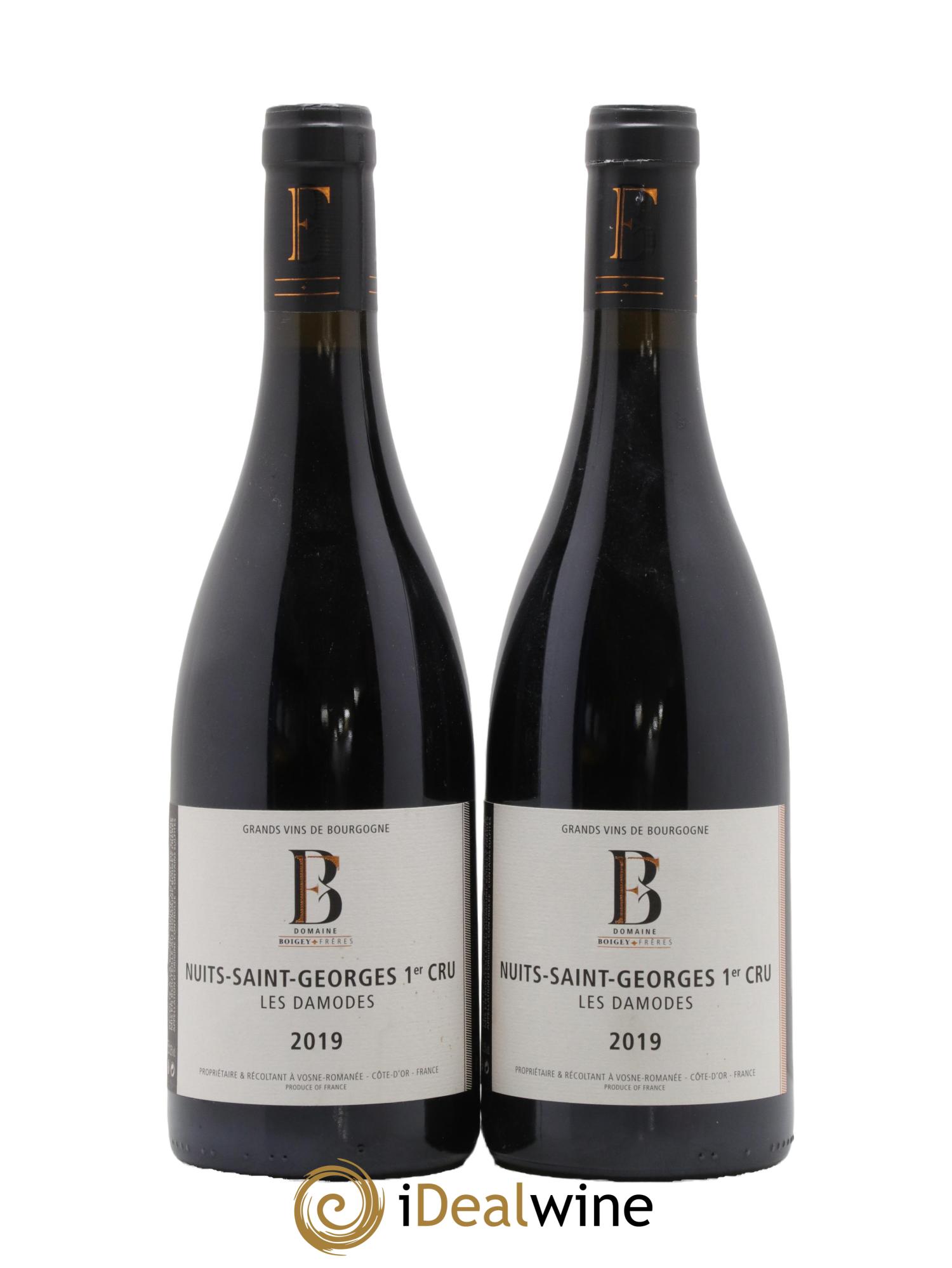 Nuits-Saint-Georges 1er Cru Les Damodes Domaine Boigey Frères 2019 - Lot de 2 bouteilles - 0