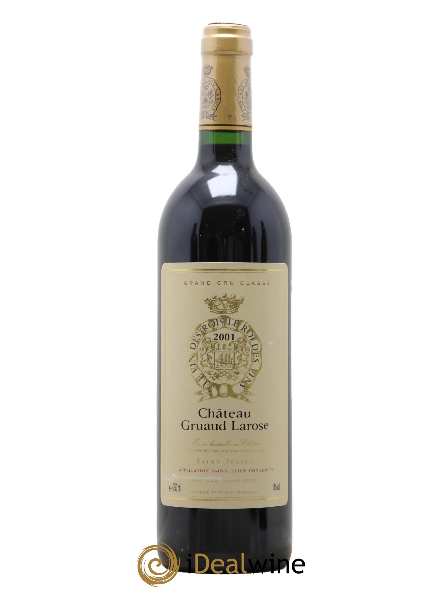 Château Gruaud Larose 2ème Grand Cru Classé 2001 - Lot de 1 bouteille - 0