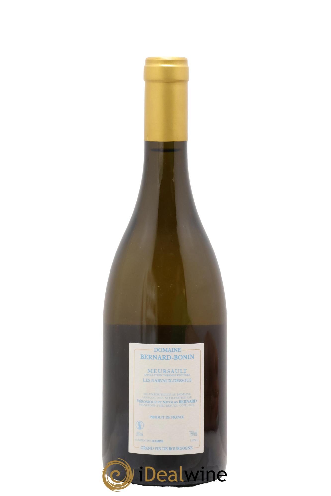 Meursault Les Narvaux Dessous Bernard Bonin 2022 - Lotto di 1 bottiglia - 1