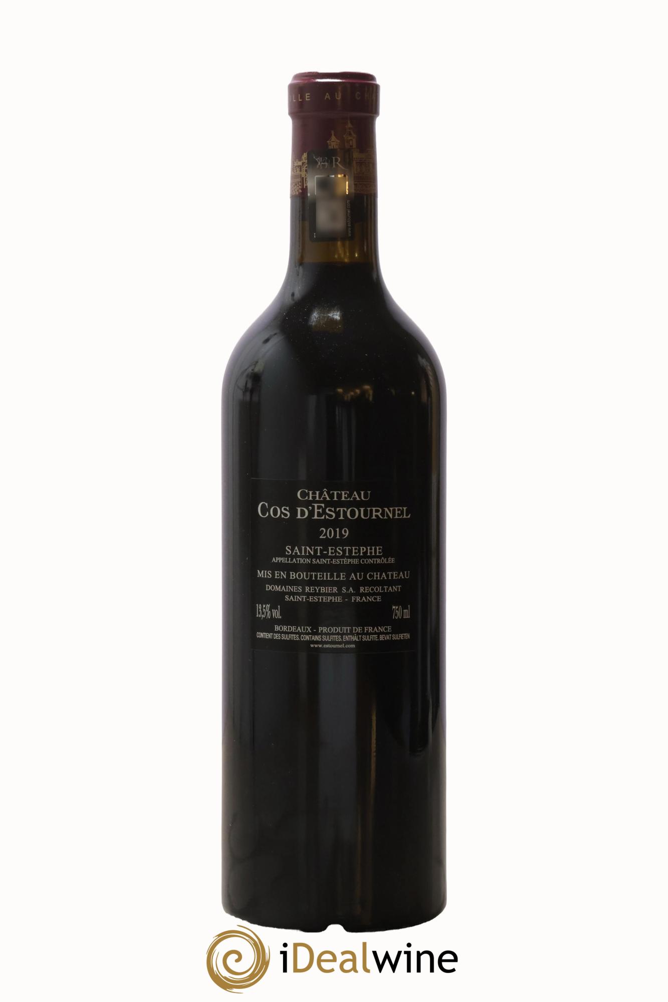 Cos d'Estournel 2ème Grand Cru Classé 2019 - Lot de 1 bouteille - 1