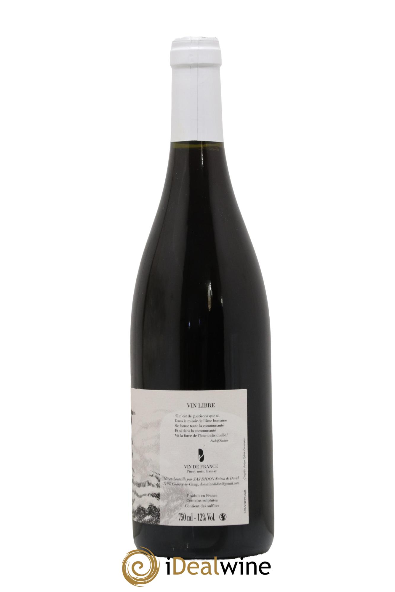 Vin de France Domaine Didon Vin Libre - Lot de 1 bouteille - 1