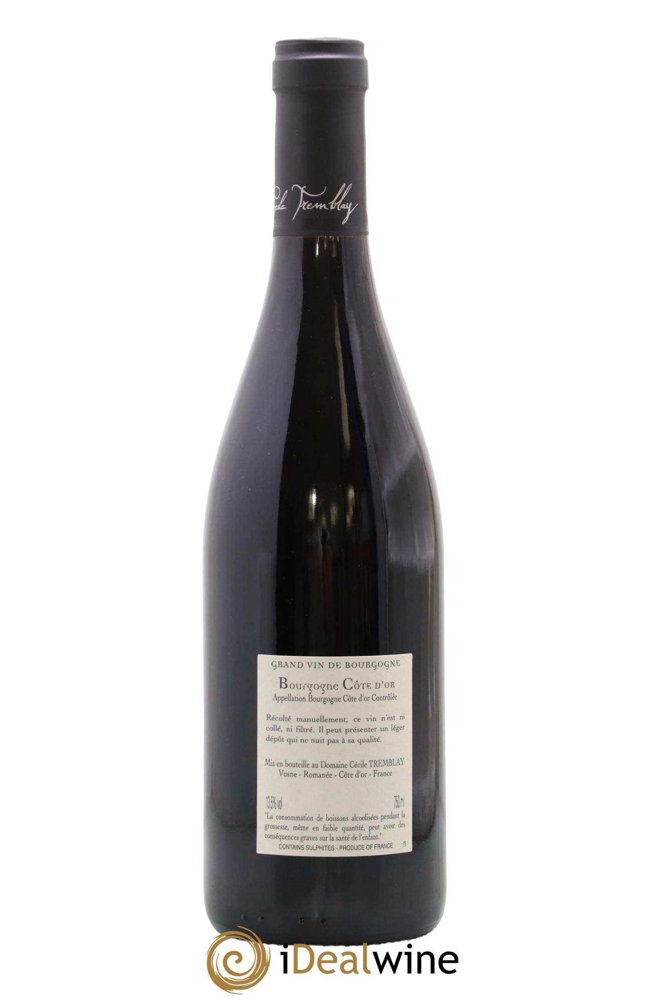 Bourgogne Côte-d'Or Cécile Tremblay 2023 - Lot de 1 bouteille - 1