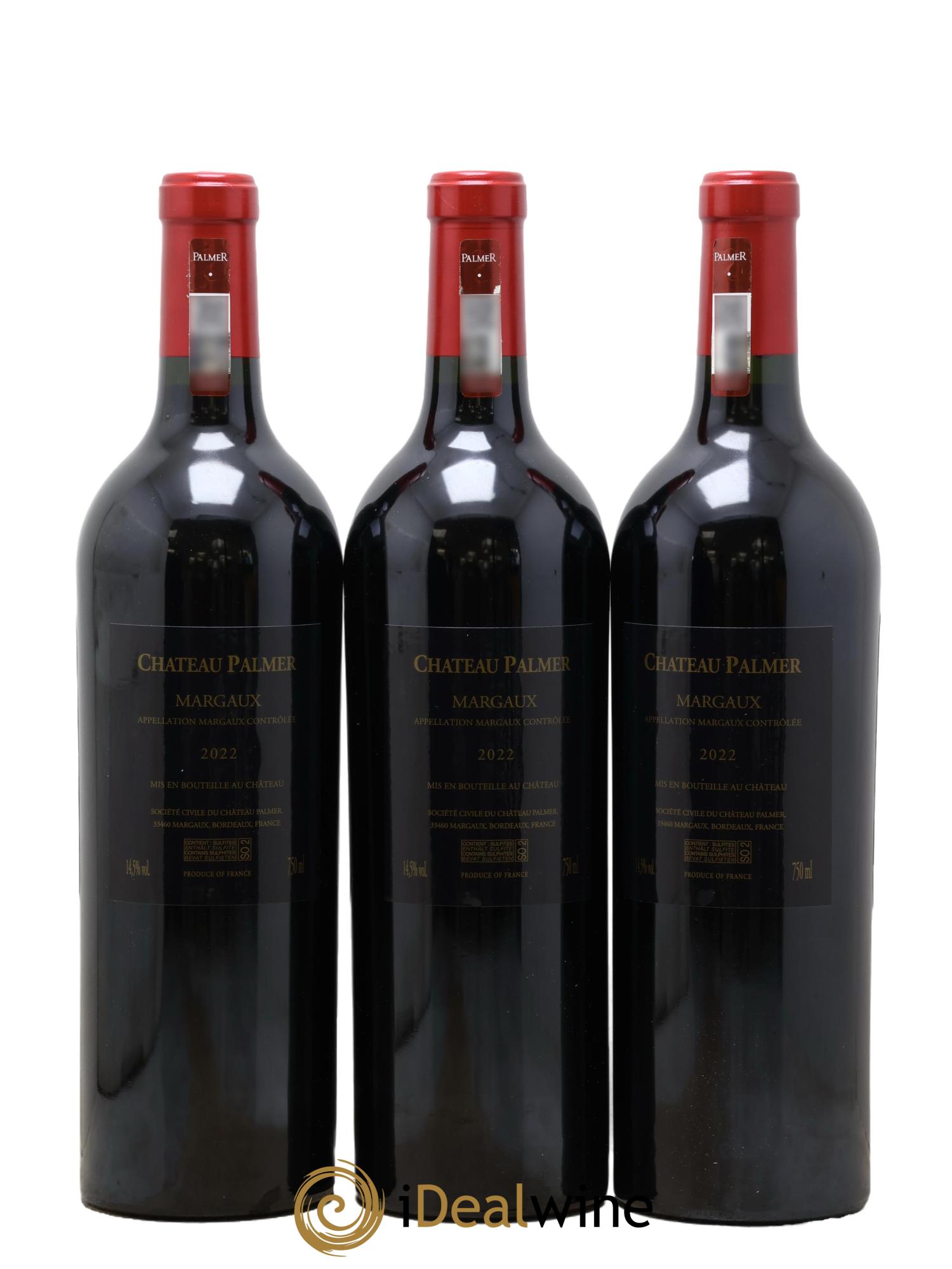 Château Palmer 3ème Grand Cru Classé 2022 - Lotto di 6 bottiglie - 2