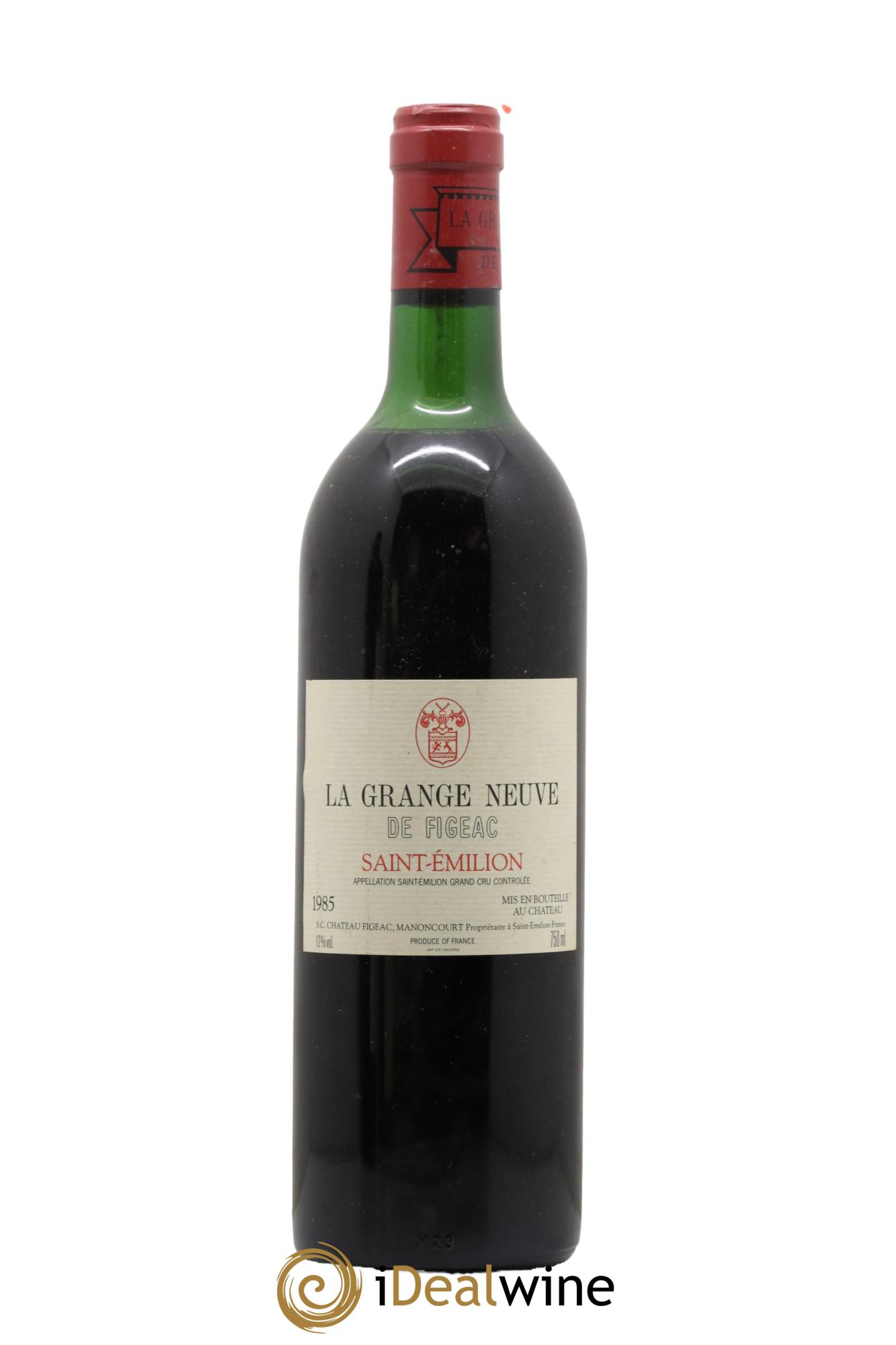 Château La Grange Neuve de Figeac 1985 - Lot de 1 bouteille - 0