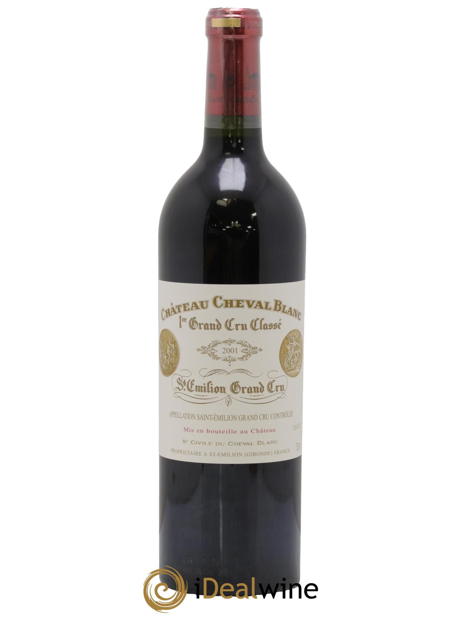 Château Cheval Blanc 1er Grand Cru Classé A 2001 - Lot of 1 bottle - 0