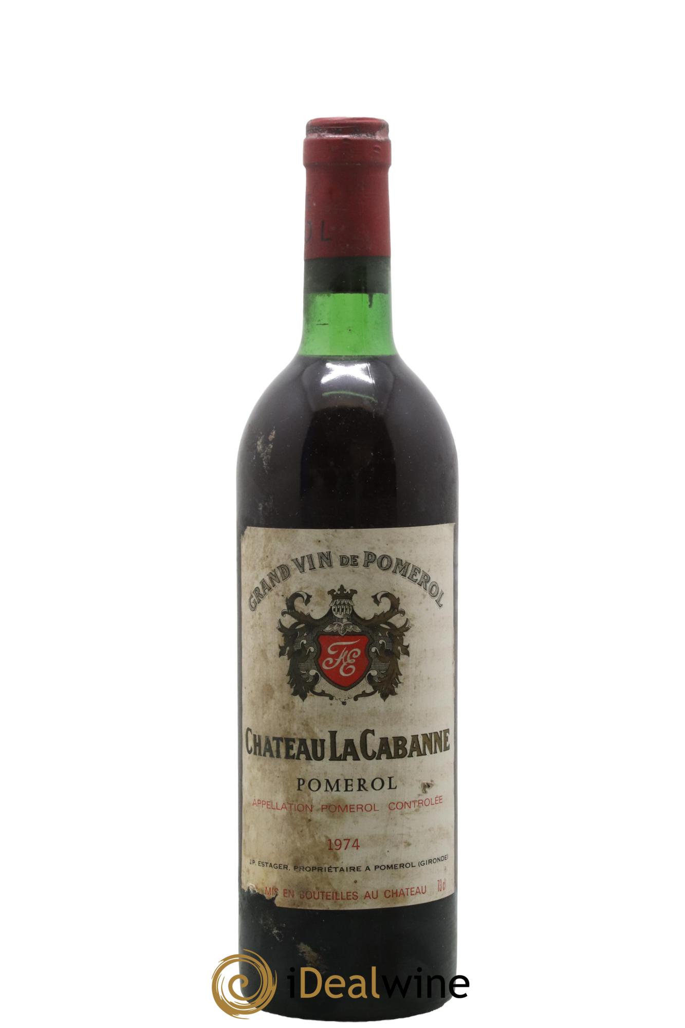 Château la Cabanne 1974 - Lot de 1 bouteille - 0