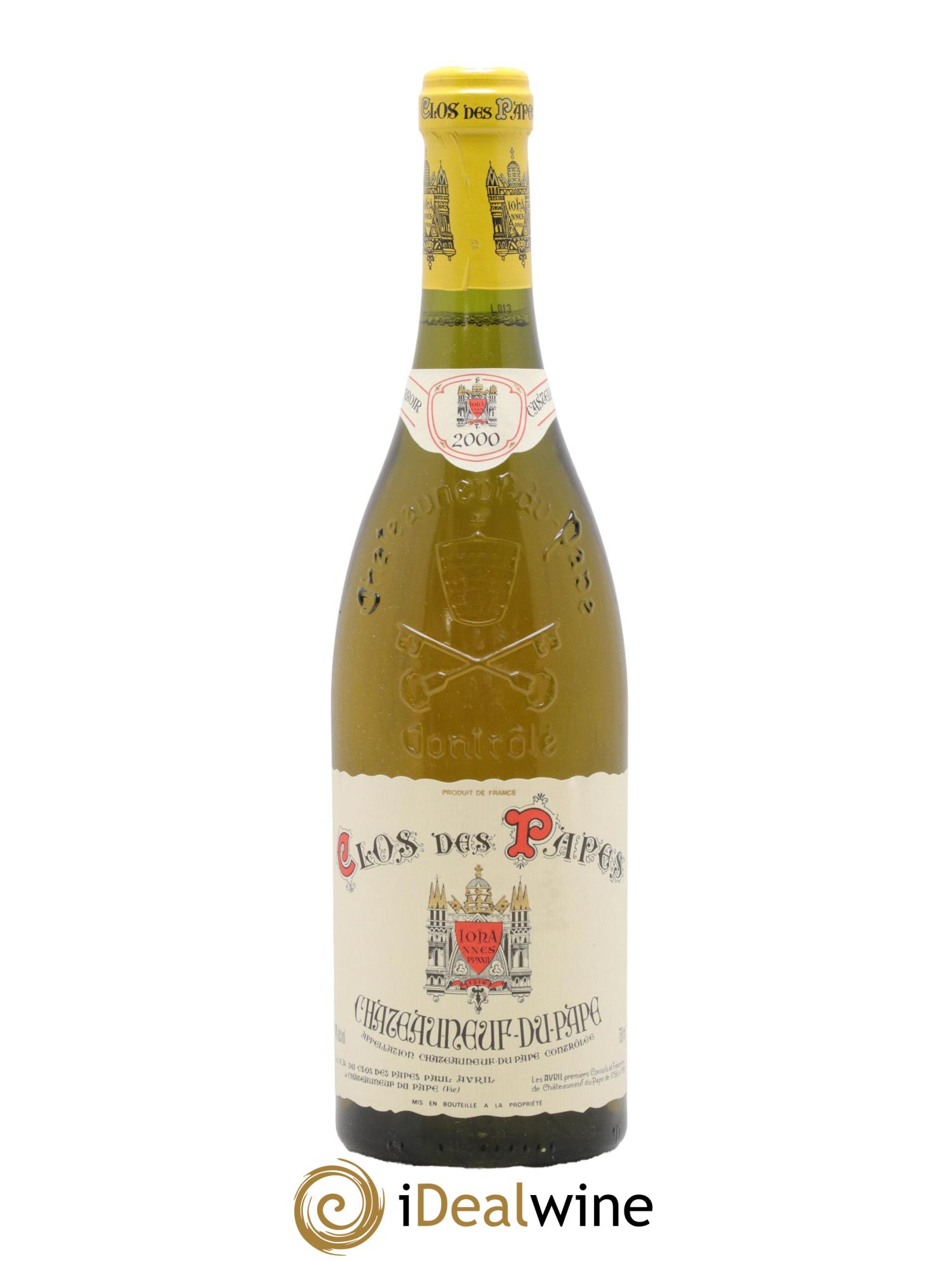 Châteauneuf-du-Pape Clos des Papes - Paul Avril 2000 - Lot de 1 bouteille - 0