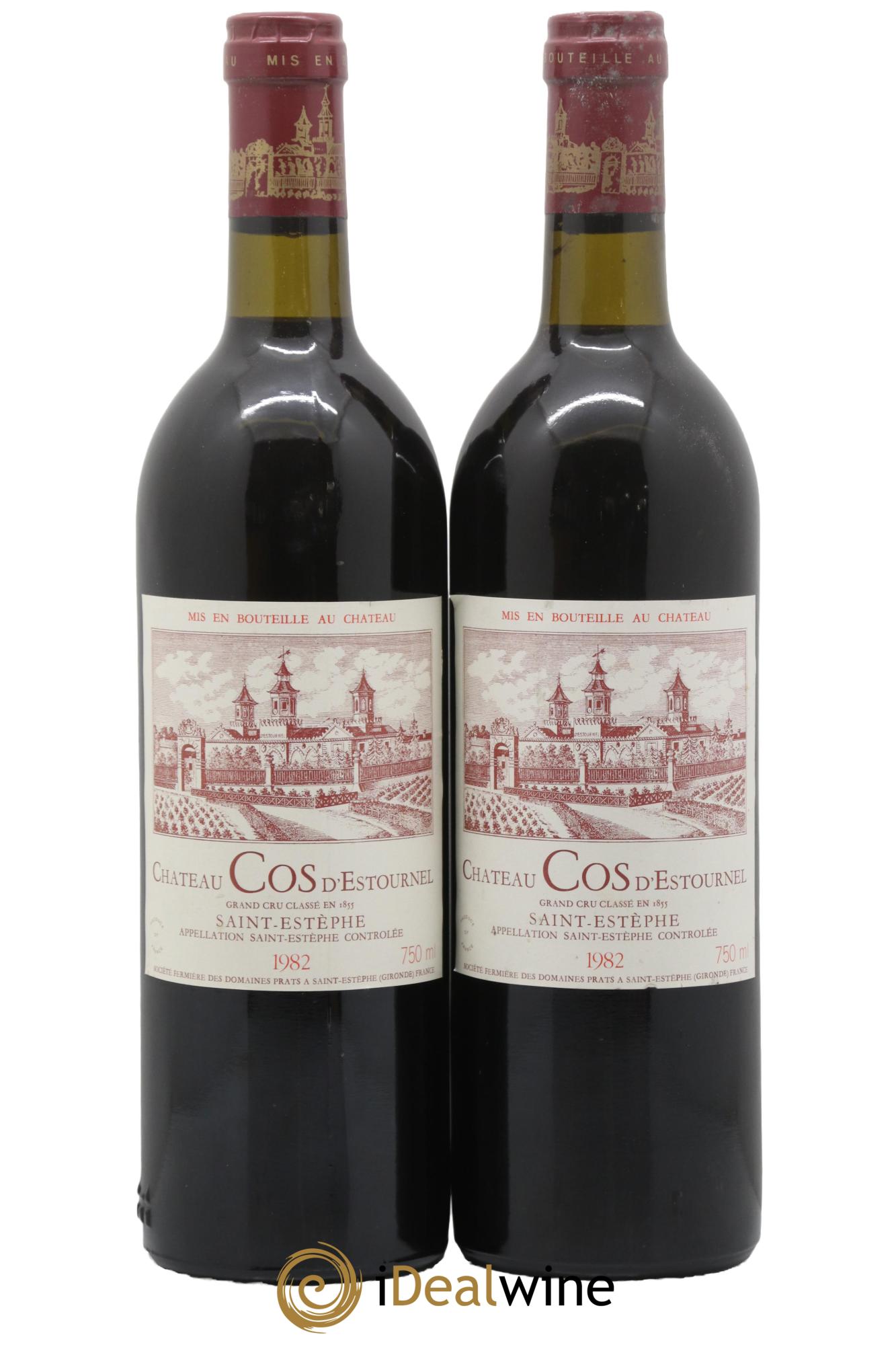 Cos d'Estournel 2ème Grand Cru Classé 1982 - Lotto di 2 bottiglie - 0