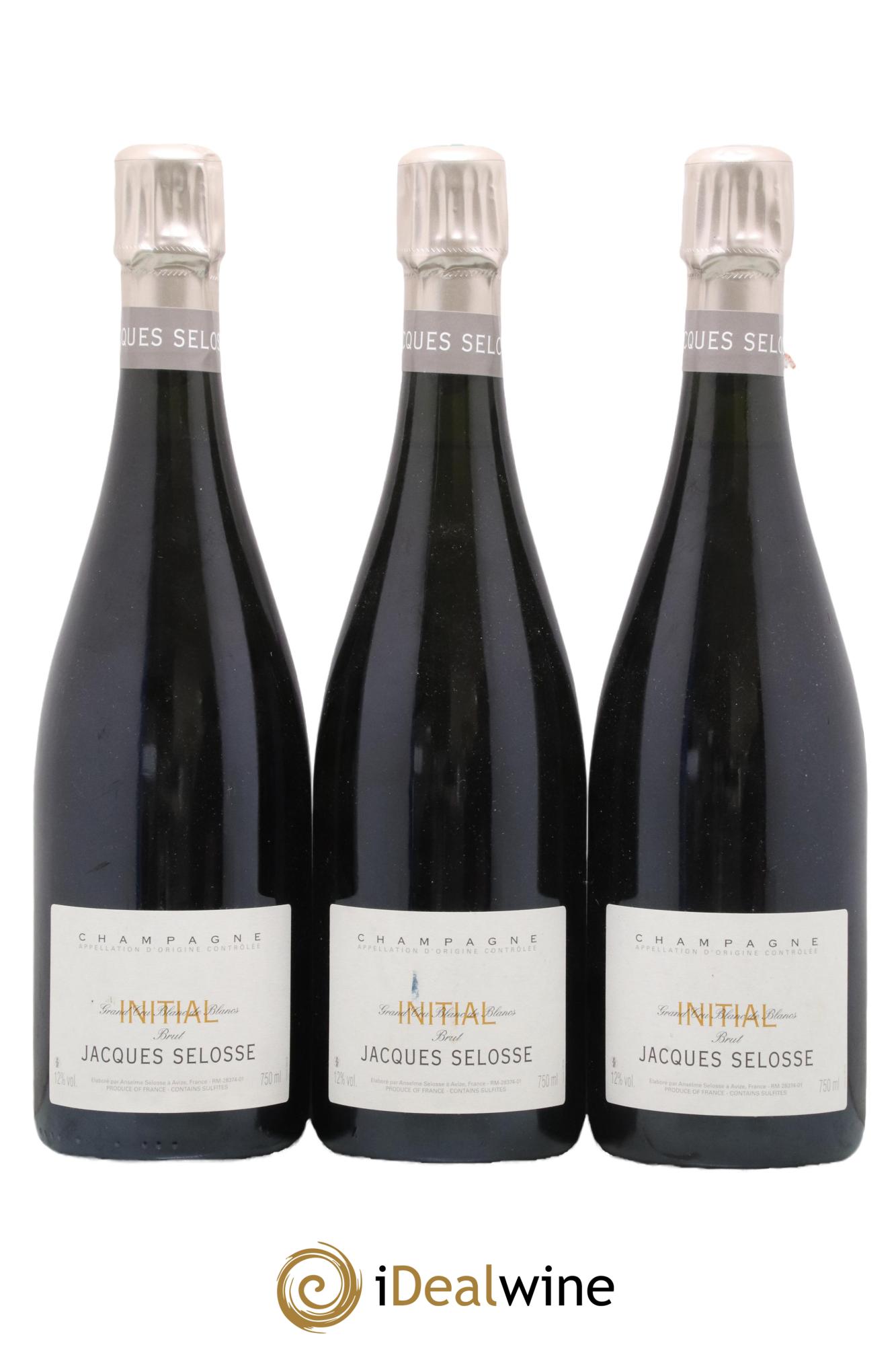Initial Brut Jacques Selosse - Lot de 3 bouteilles - 0