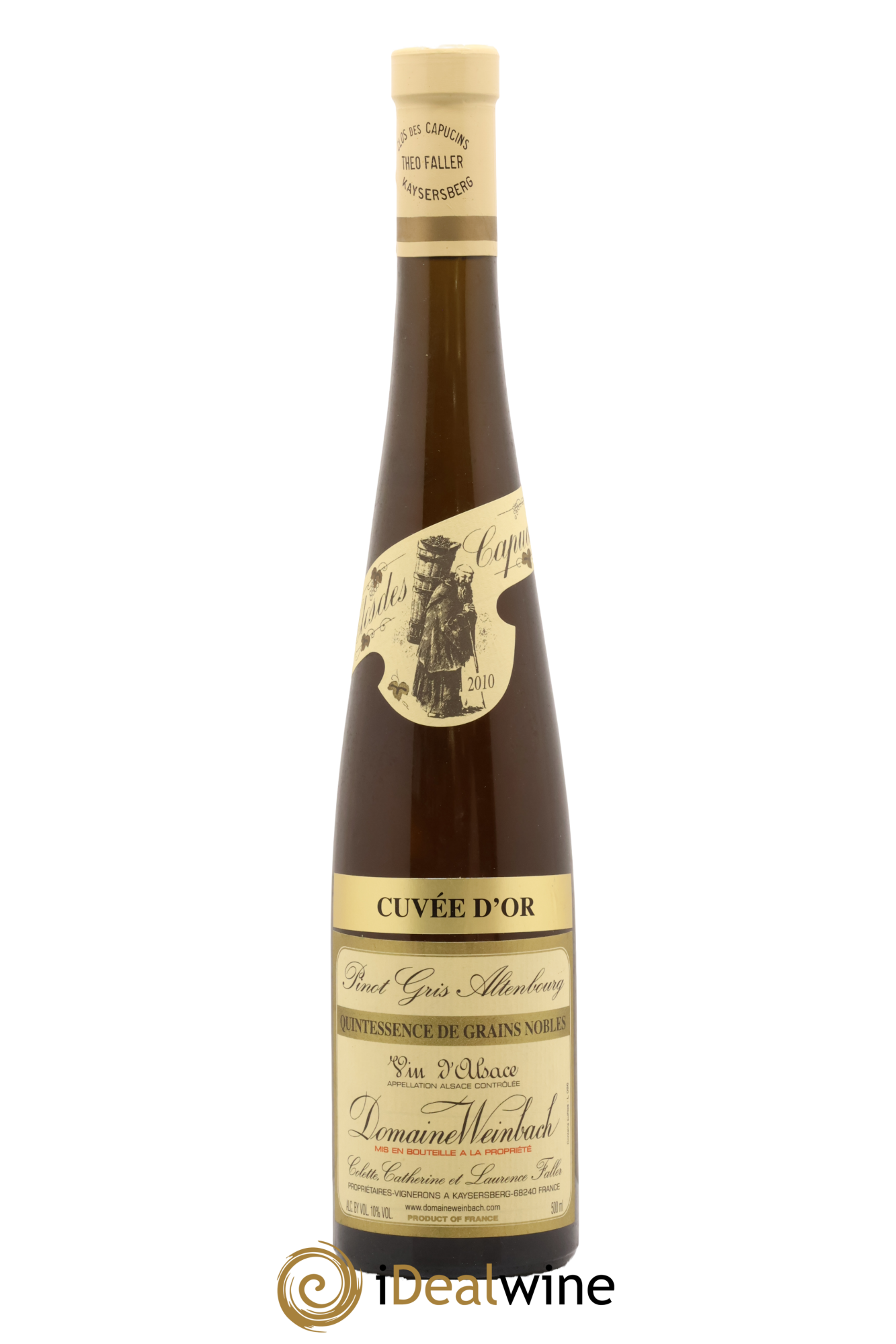 Alsace Pinot Gris Altenbourg Weinbach (Domaine) Cuvée d'Or Selection Grains Nobles 2010 - Lot de 1 format 50cl - 0