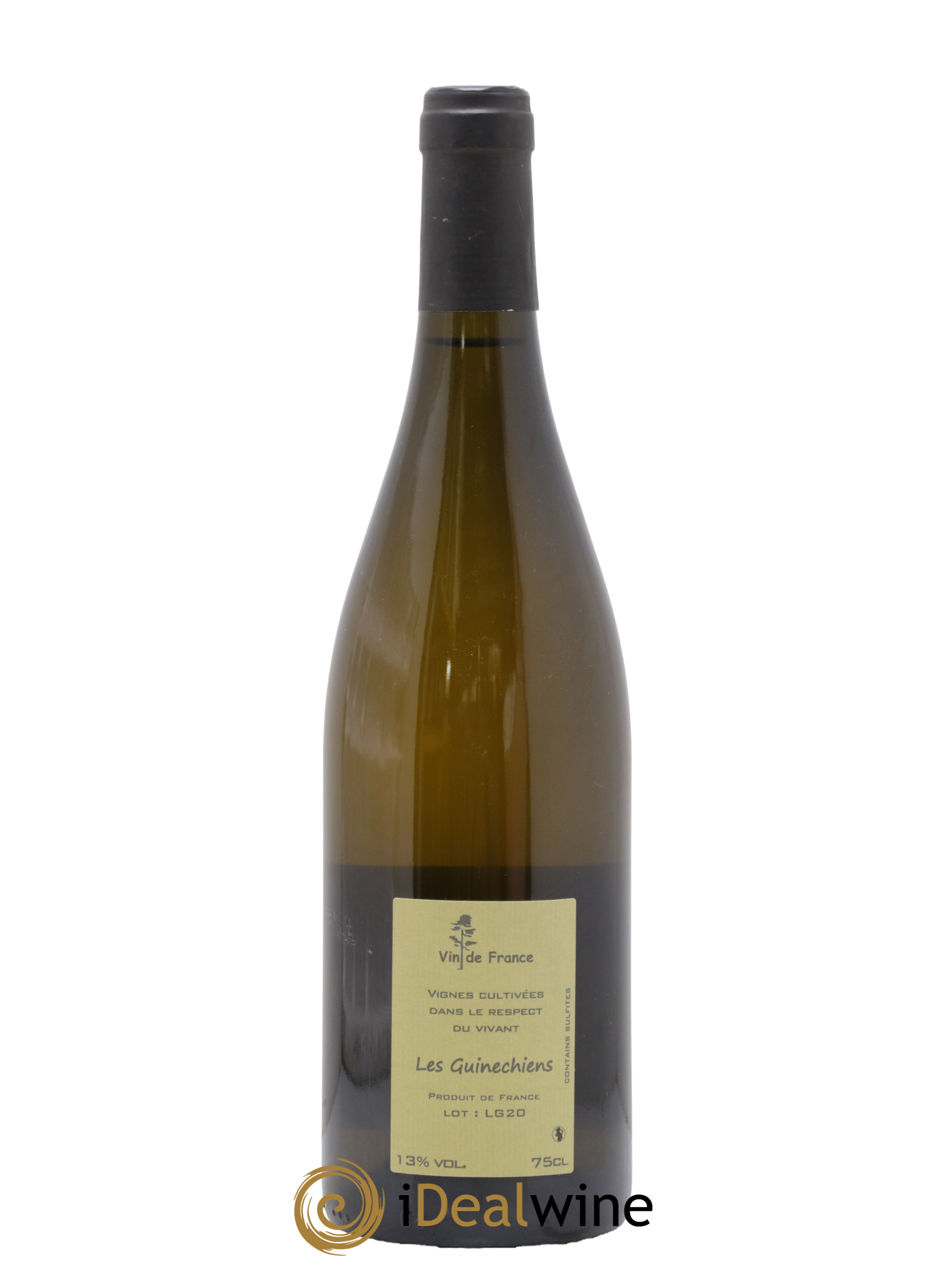 Vin de France Les Guinechiens Benoit Courault 2020 - Lot de 1 bouteille - 1