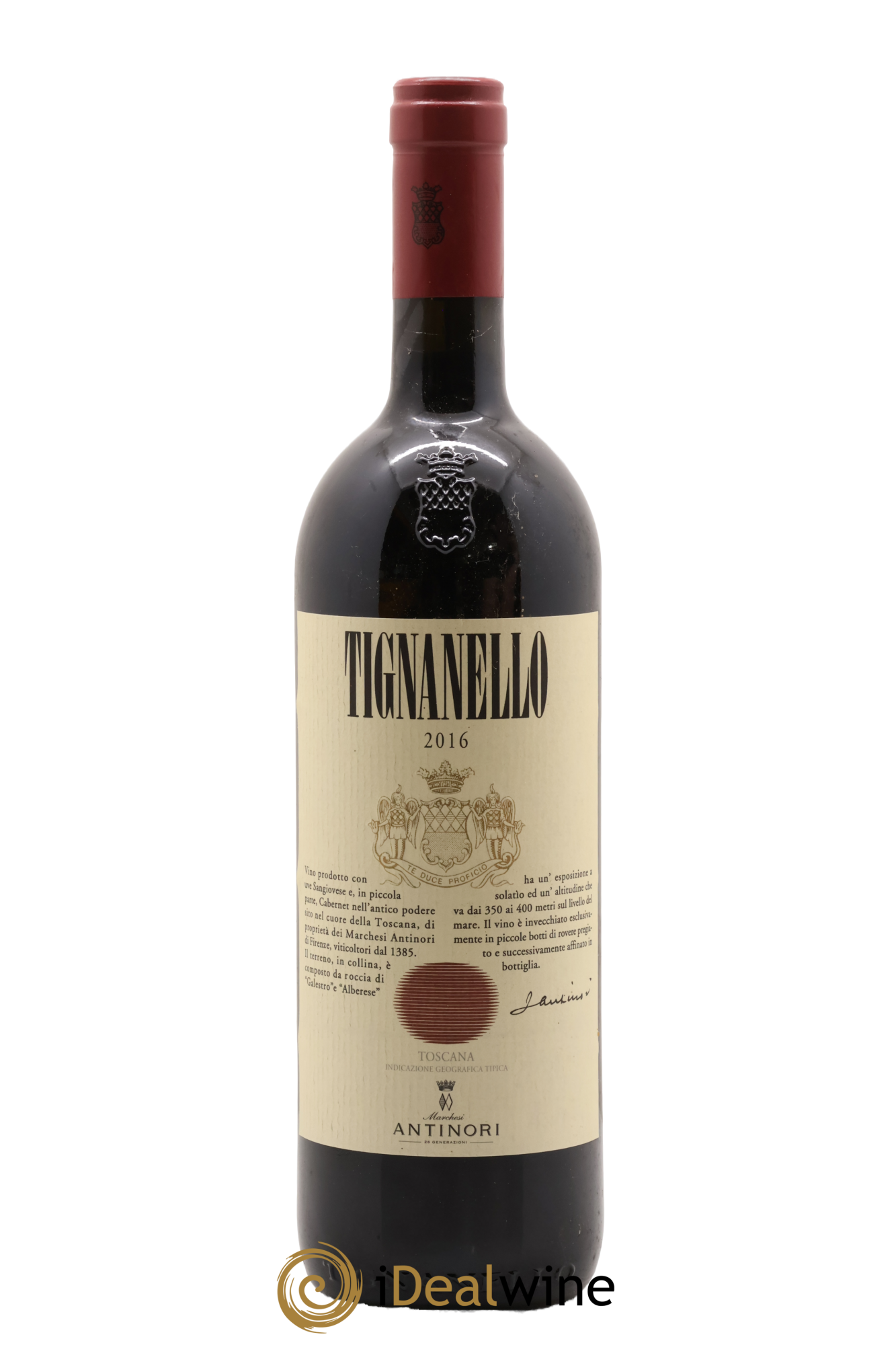 Toscana IGT Tignanello Tenuta Tignanello - Marchesi Antinori 2016 - Lot de 1 bouteille - 0