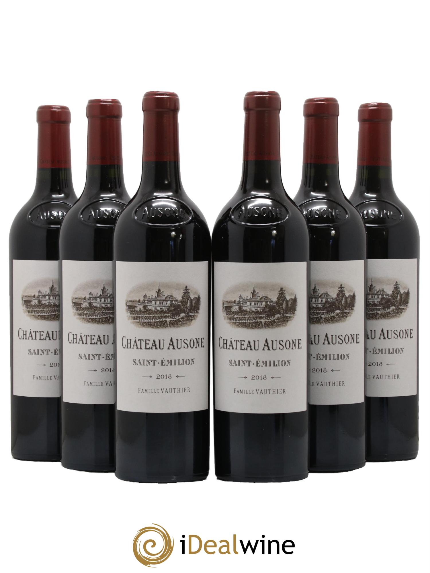 Château Ausone 1er Grand Cru Classé A 2018 - Lot de 6 bouteilles - 0