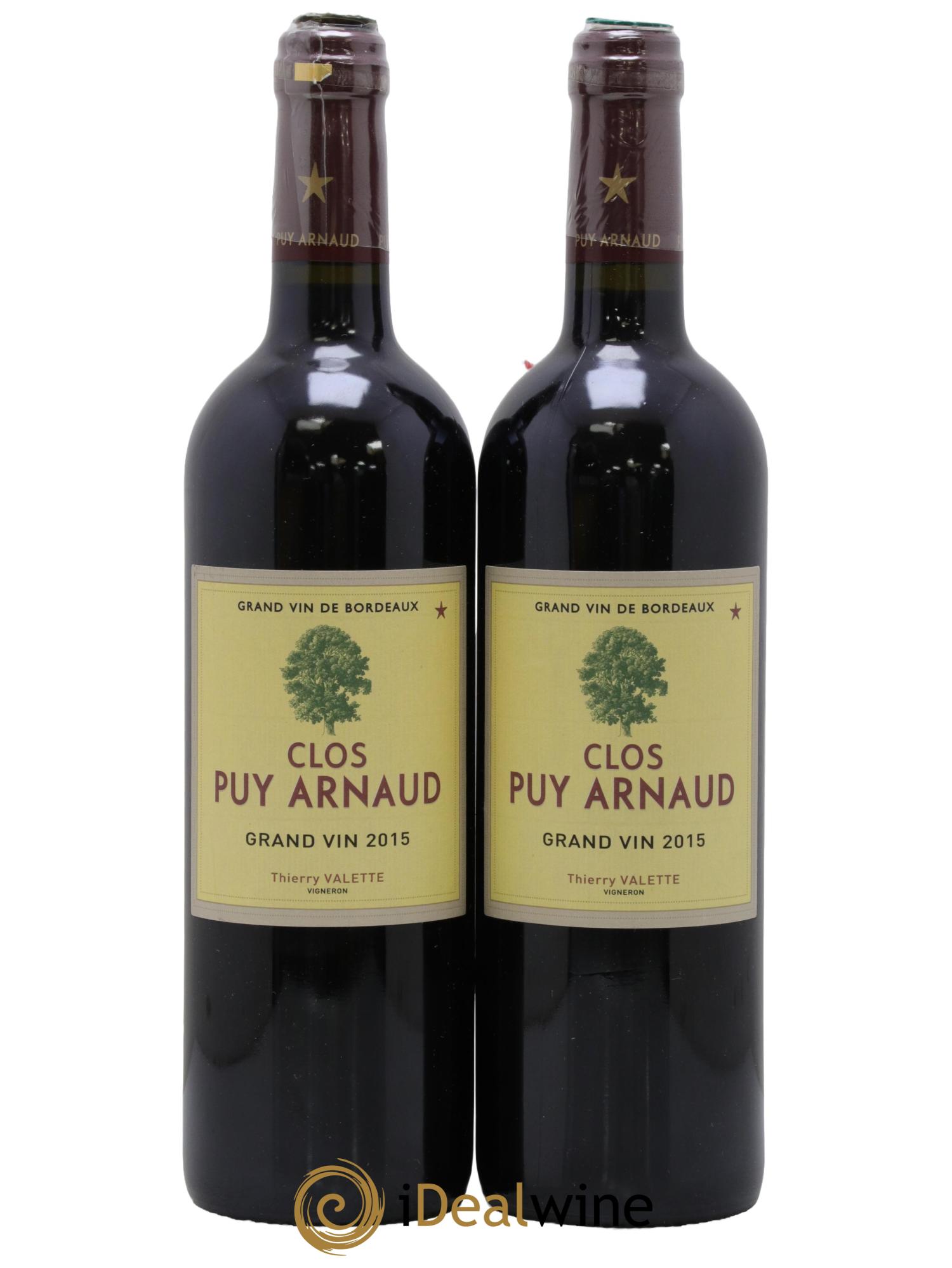 Clos Puy Arnaud 2015 - Lot of 2 bottles - 0