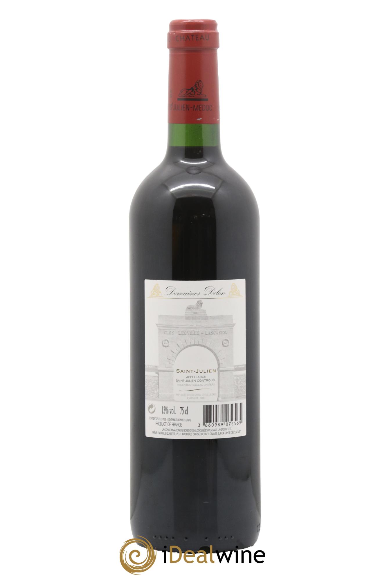 Château Léoville Las Cases 2ème Grand Cru Classé 2006 - Lot de 1 bouteille - 1
