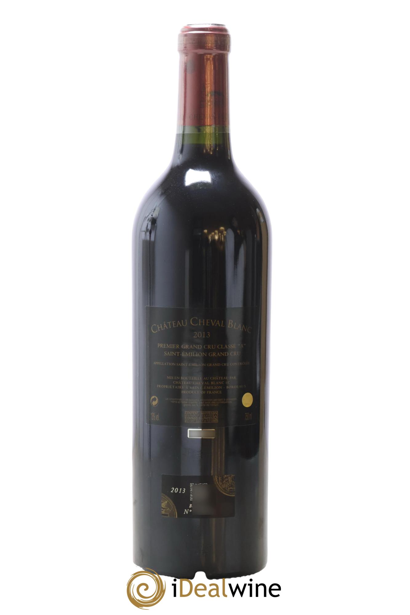 Château Cheval Blanc 1er Grand Cru Classé A 2013 - Lot de 1 bouteille - 1