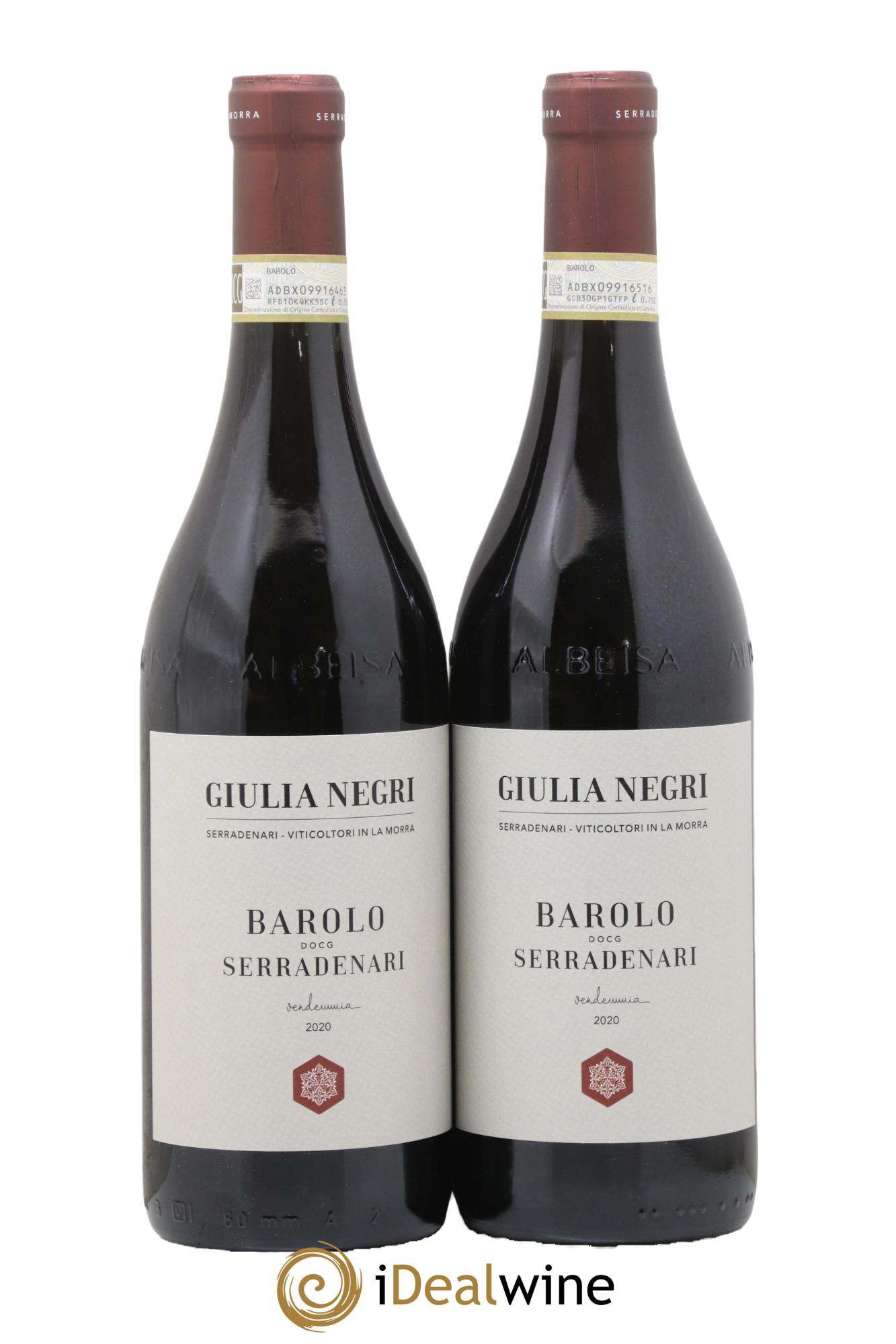 Barolo DOCG Giulia Negri Serradenari 2020 - Lot de 2 bouteilles - 0