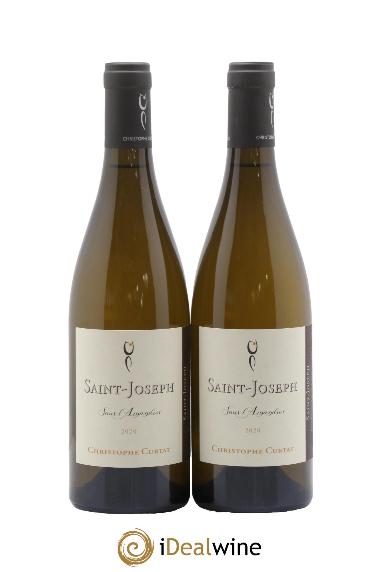 Saint-Joseph Sous l'Amandier Christophe Curtat (Domaine) 2020 - Lot of 2 bottles - 0