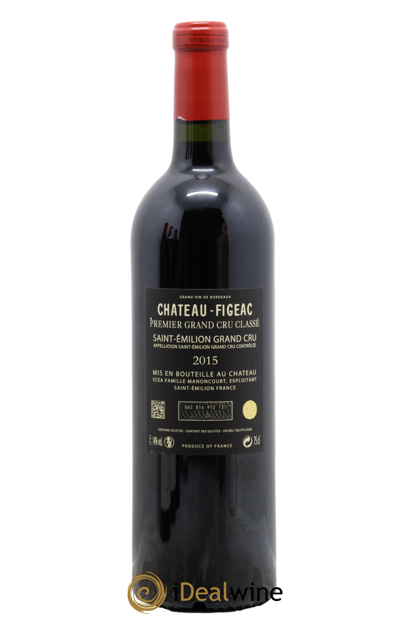 Château Figeac 1er Grand Cru Classé A 2015 - Lot of 1 bottle - 1