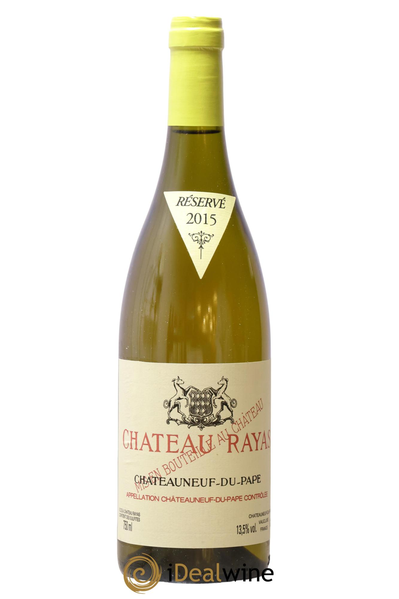 Châteauneuf-du-Pape Château Rayas Emmanuel Reynaud 2015 - Lot de 1 bouteille - 0