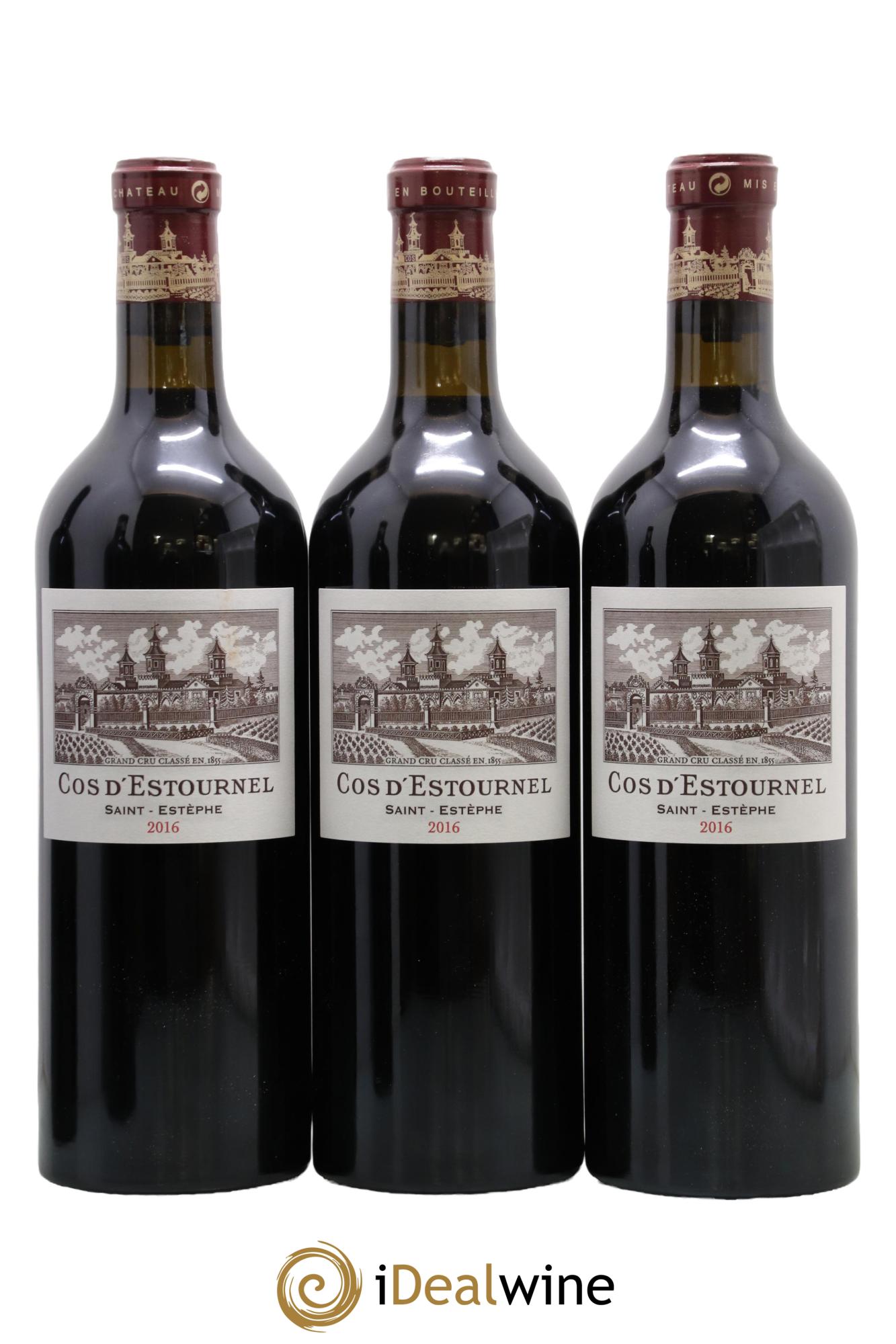 Cos d'Estournel 2ème Grand Cru Classé 2016 - Lotto di 3 bottiglie - 0