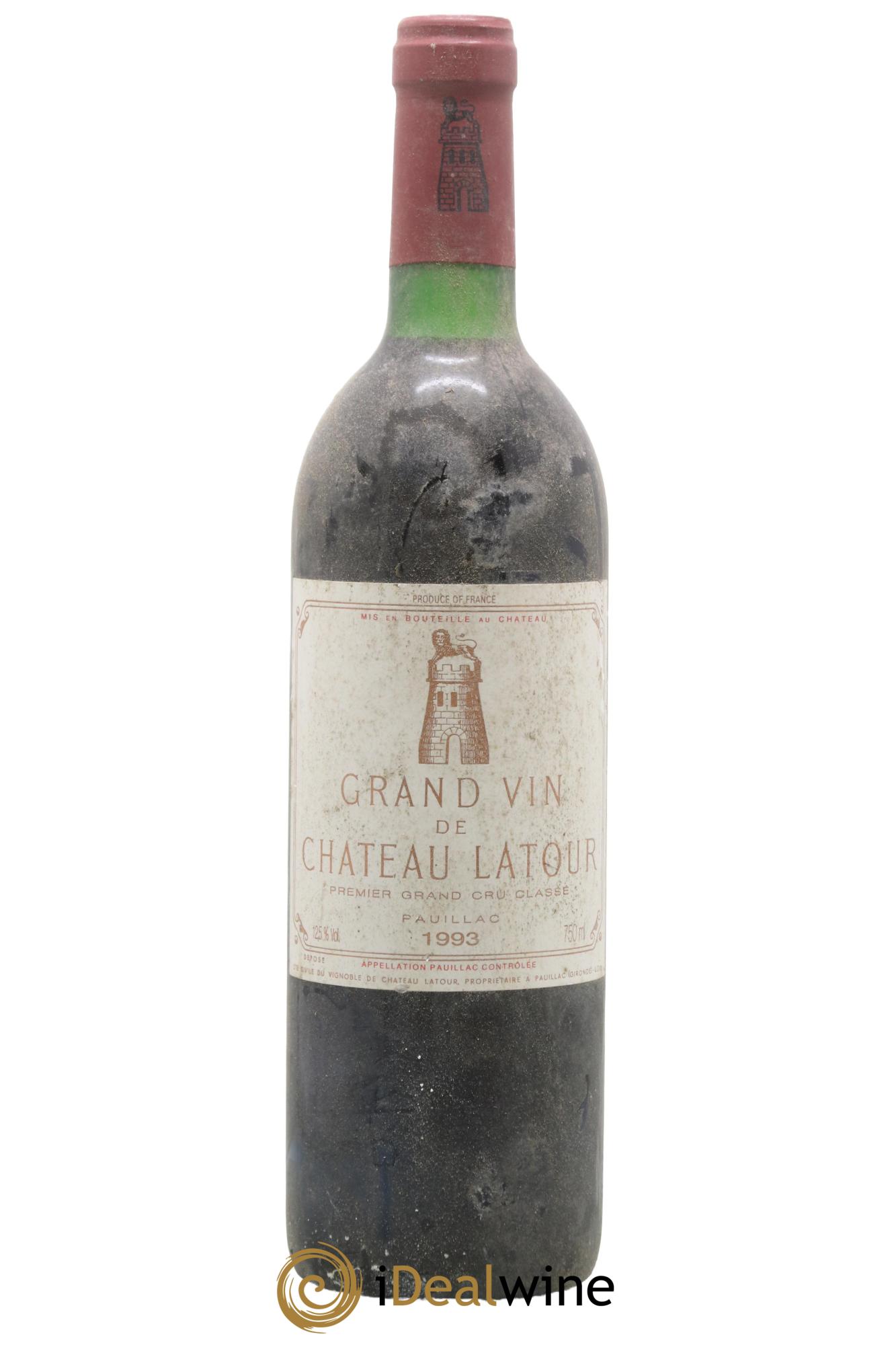 Château Latour 1er Grand Cru Classé  1993 - Lotto di 1 bottiglia - 0