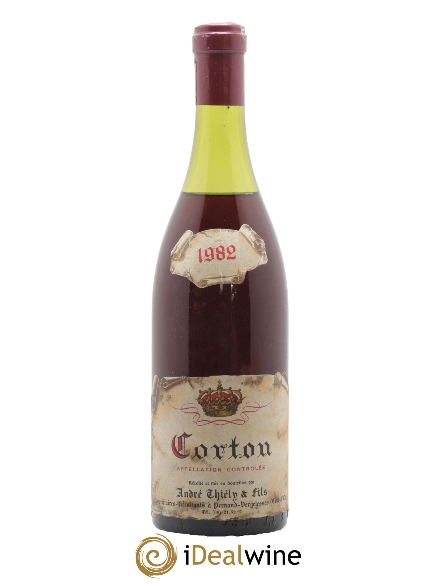 Corton Grand Cru André Thiély 1982 - Lot de 1 bouteille - 0