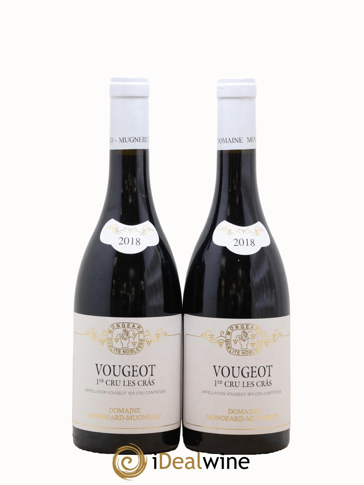 Vougeot 1er Cru Les Cras Mongeard-Mugneret (Domaine) 2018 - Lot de 2 bouteilles - 0