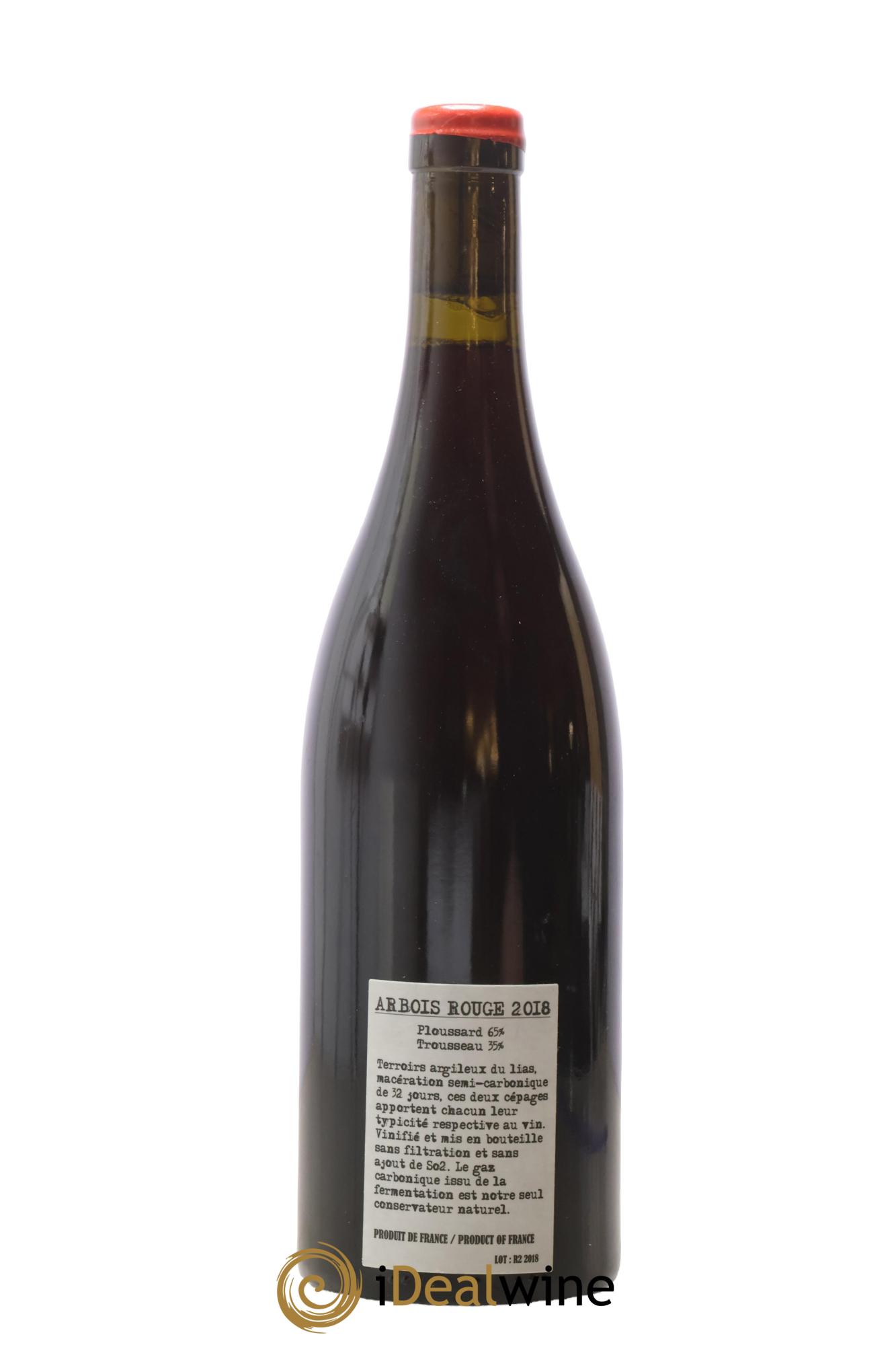 Arbois Ploussard Trousseau Adeline Houillon & Renaud Bruyère 2018 - Lot de 1 bouteille - 1