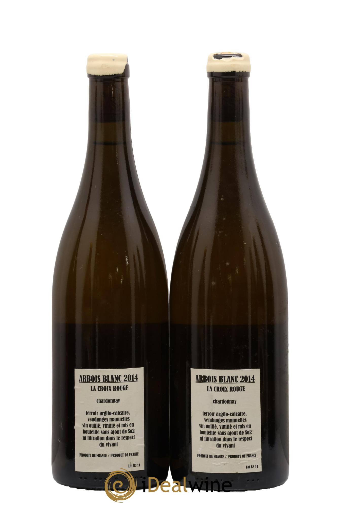 Arbois Chardonnay La Croix Rouge Adeline Houillon & Renaud Bruyère 2014 - Lot de 2 bouteilles - 1