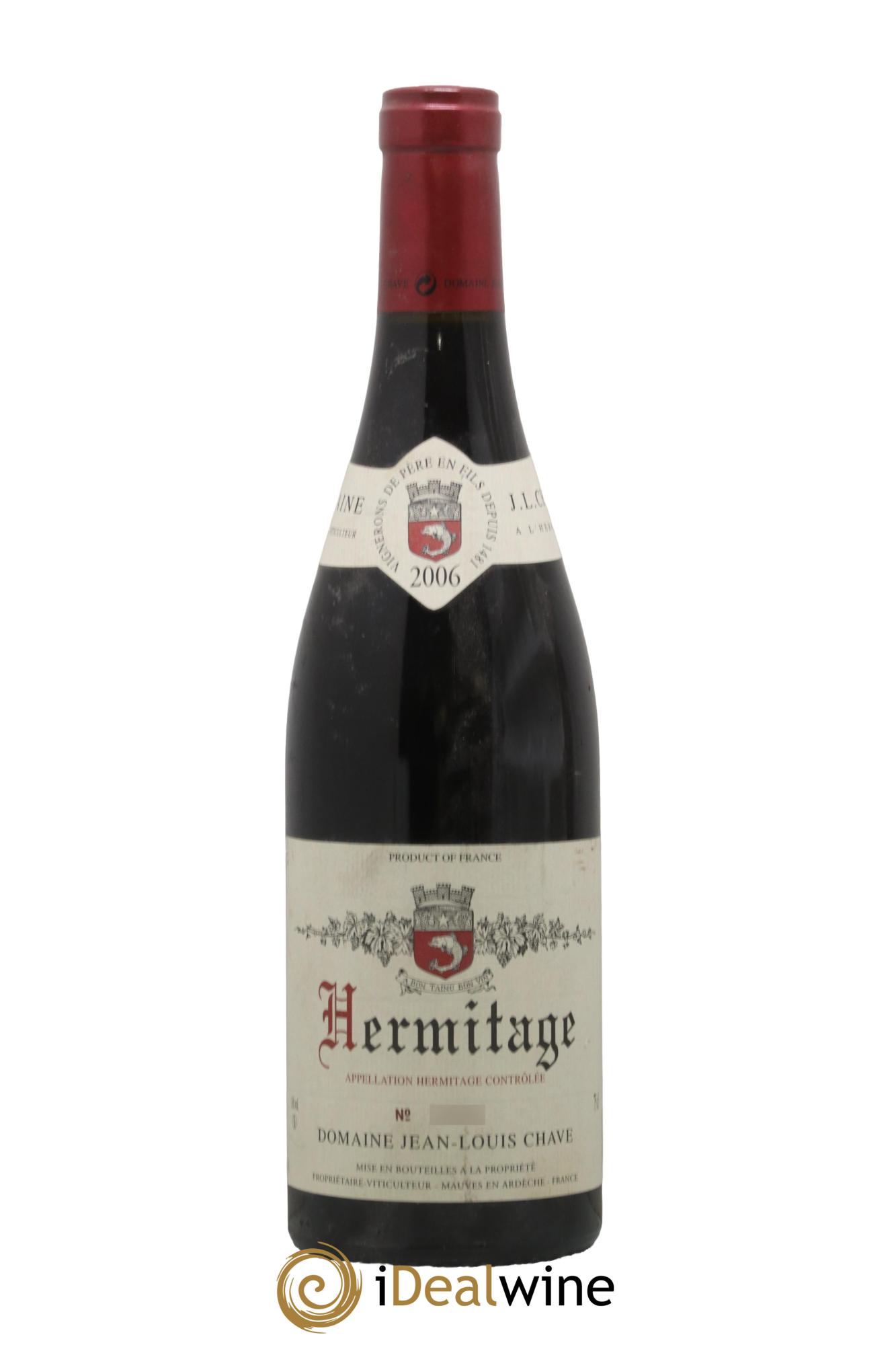 Hermitage Jean-Louis Chave 2006 - Lot de 1 bouteille - 0