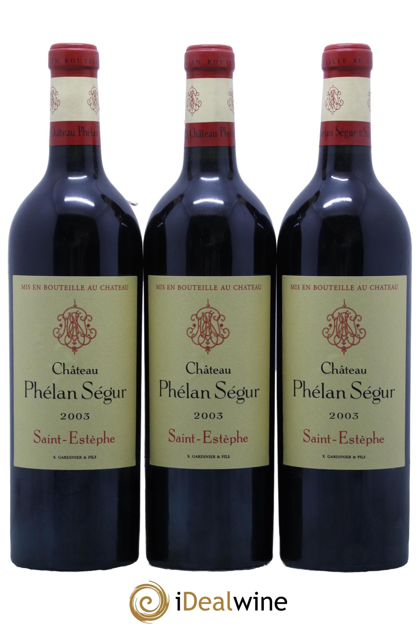 Château Phélan Ségur 2003 - Lotto di 12 bottiglie - 3