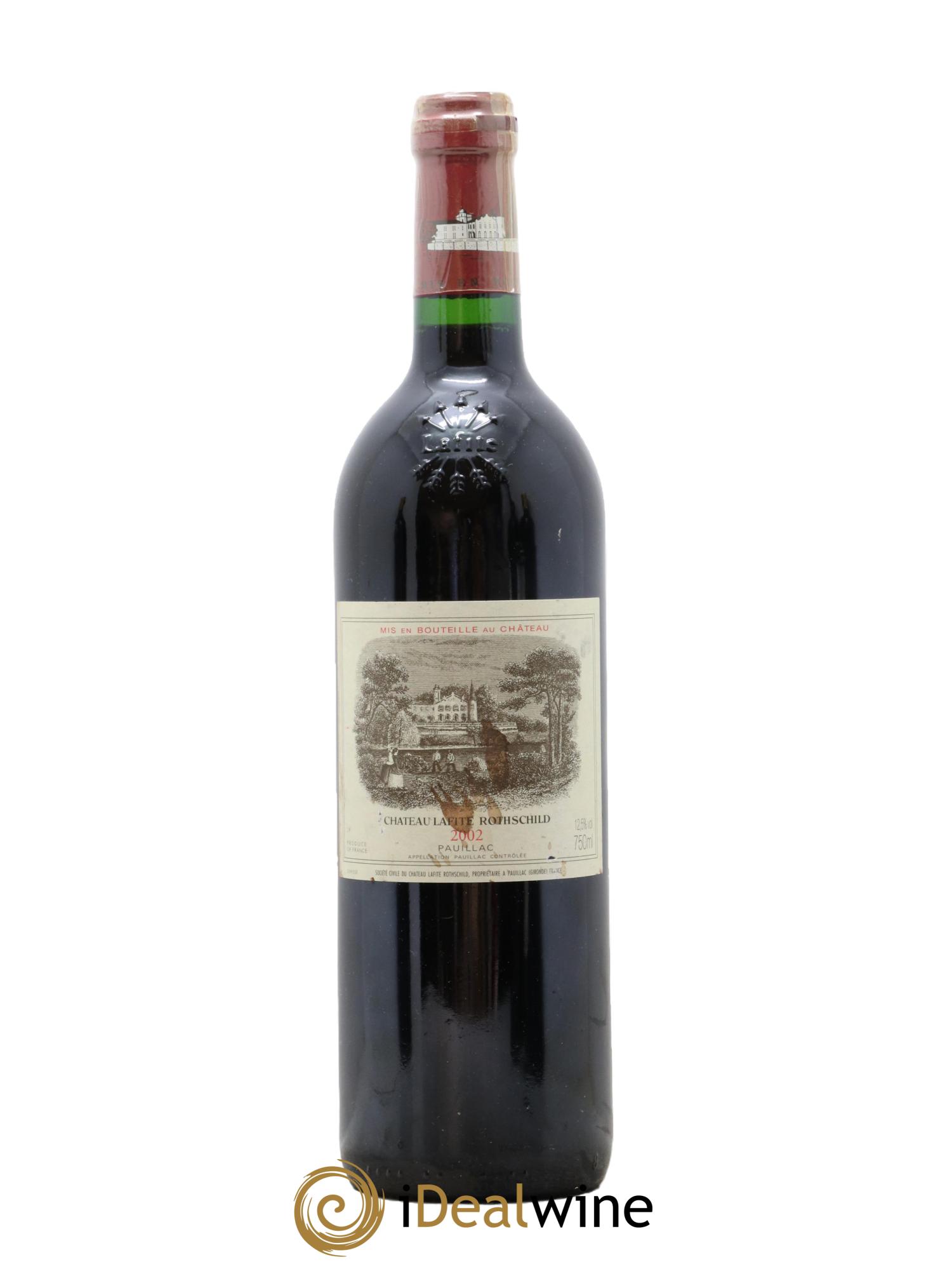 Château Lafite Rothschild 1er Grand Cru Classé 2002 - Lot de 1 bouteille - 0