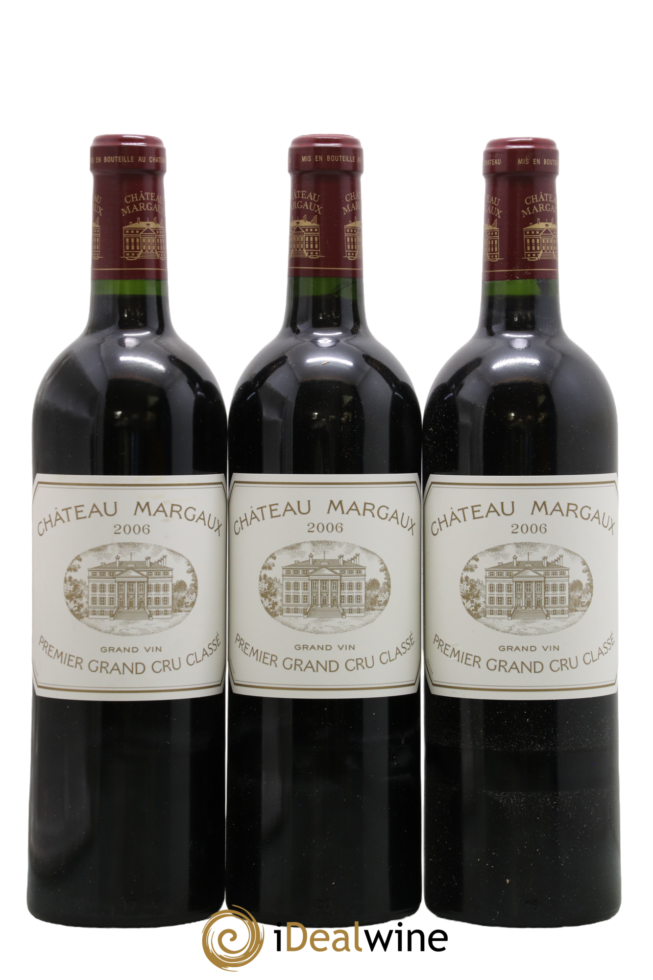 Château Margaux 1er Grand Cru Classé 2006 - Lot of 3 bottles - 0
