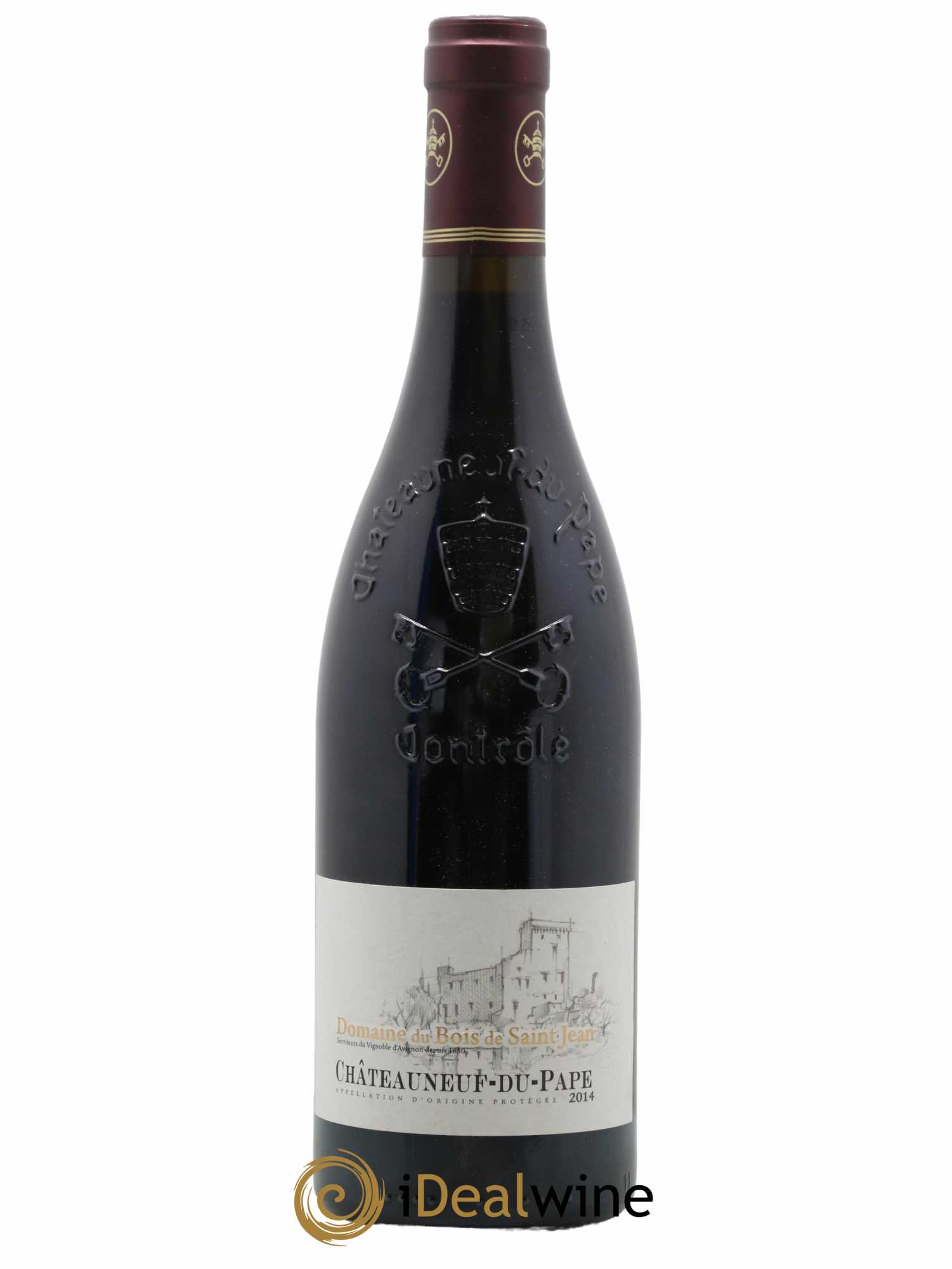 Châteauneuf-du-Pape Domaine du Bois Saint Jean 2014 - Lot de 1 bouteille - 0