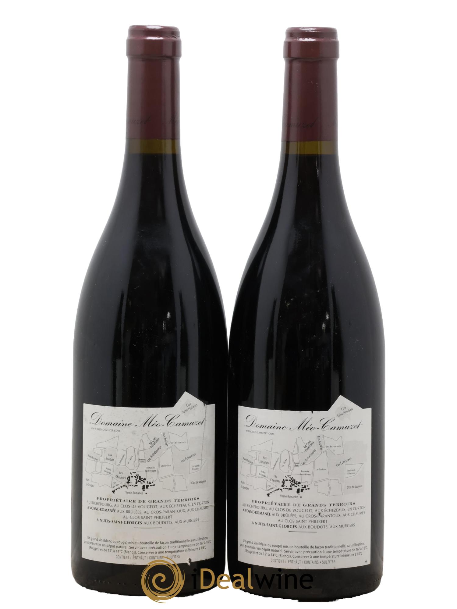 Clos de Vougeot Grand Cru Méo-Camuzet (Domaine) 2015 - Lotto di 2 bottiglie - 1