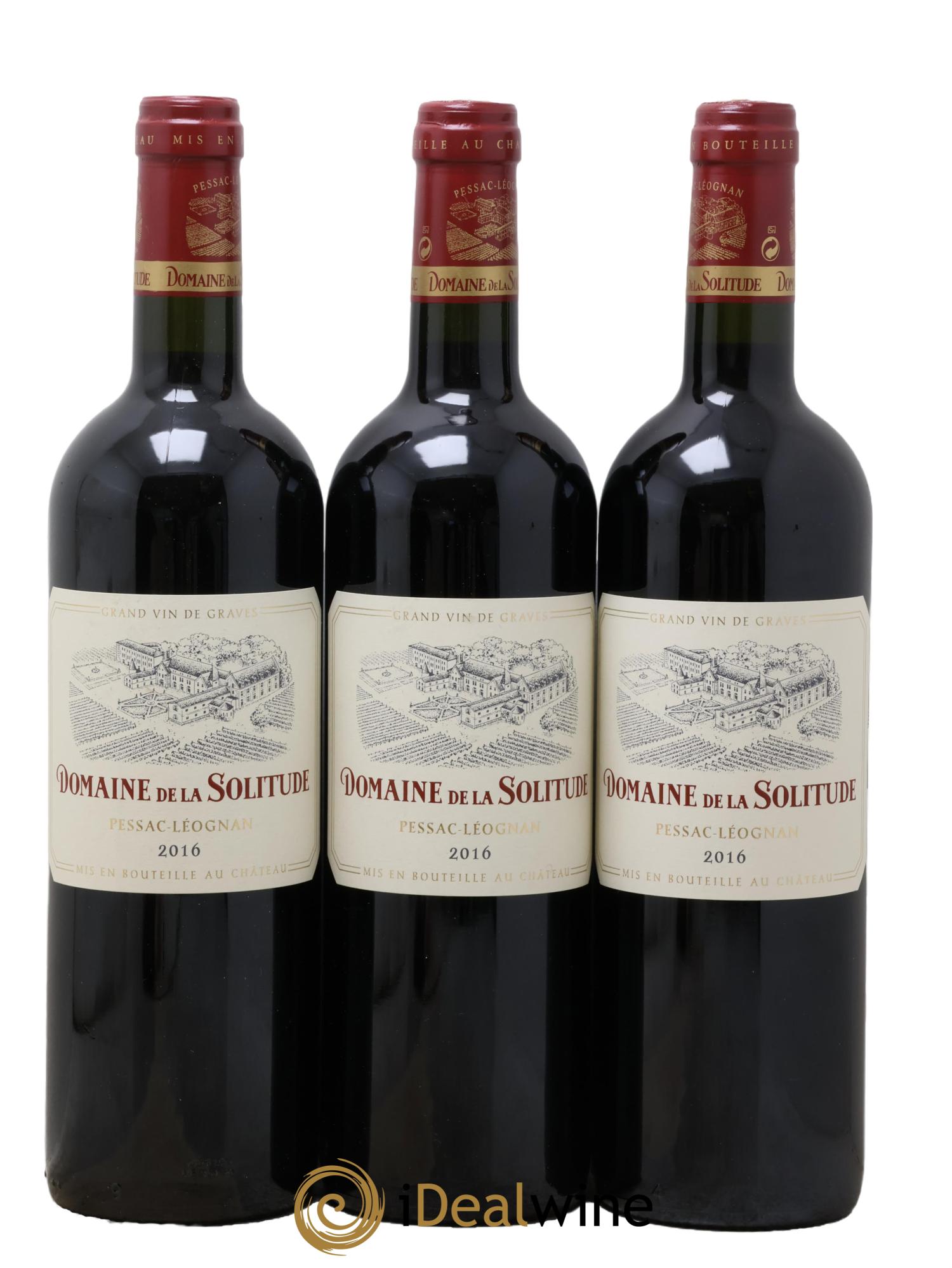 Domaine de la Solitude 2016 - Lot of 3 bottles - 0
