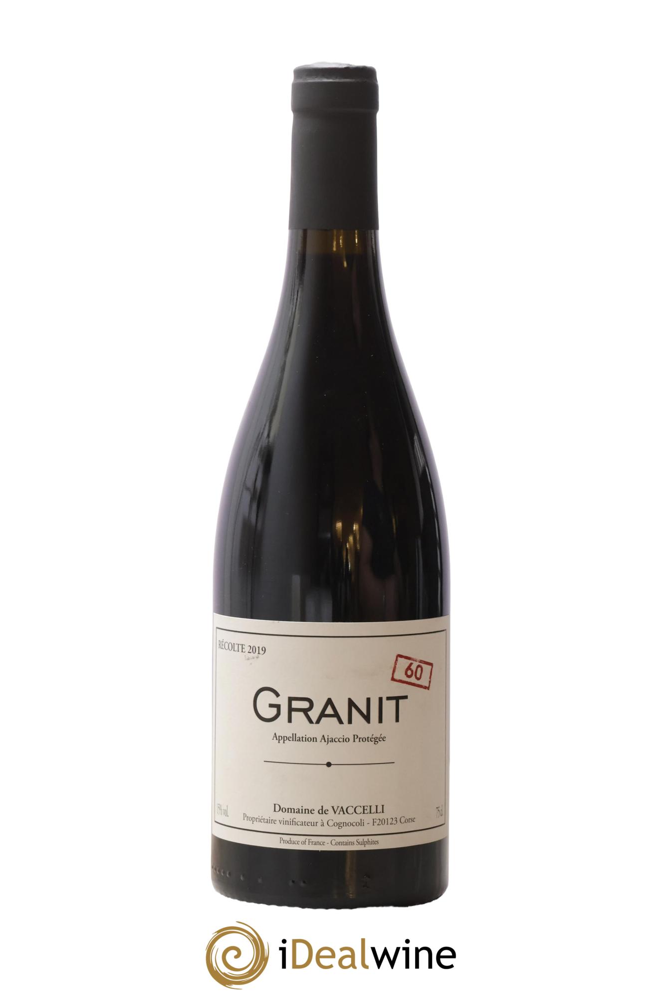 Ajaccio Granit 60 Vaccelli 2019 - Lot of 1 bottle - 0