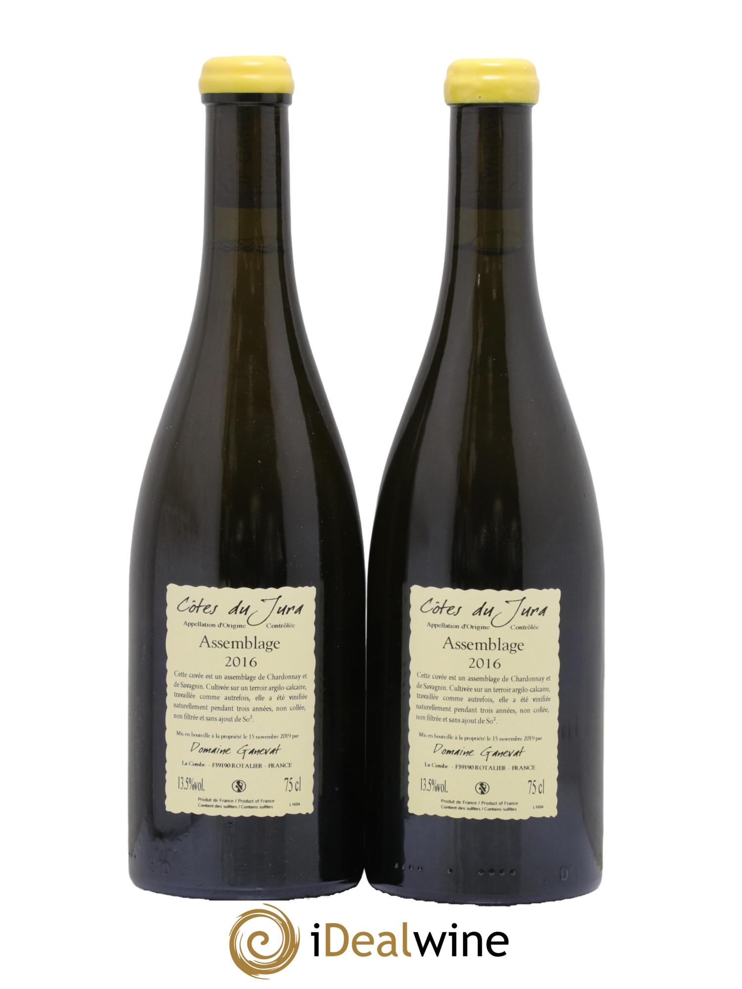 Côtes du Jura Cuvée Orégane Jean-François Ganevat (Domaine) 2016 - Lot of 2 bottles - 1