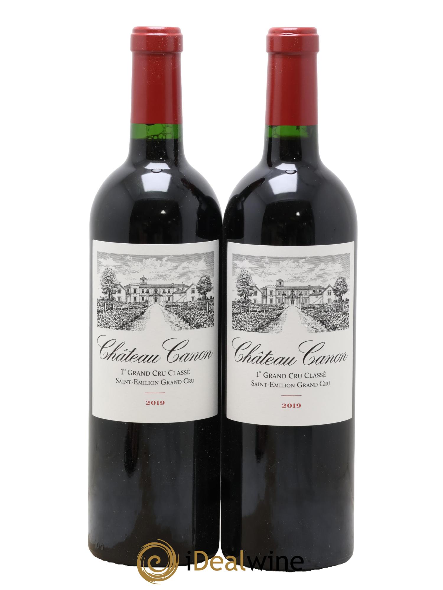 Château Canon 1er Grand Cru Classé B 2019 - Lot de 2 bouteilles - 0