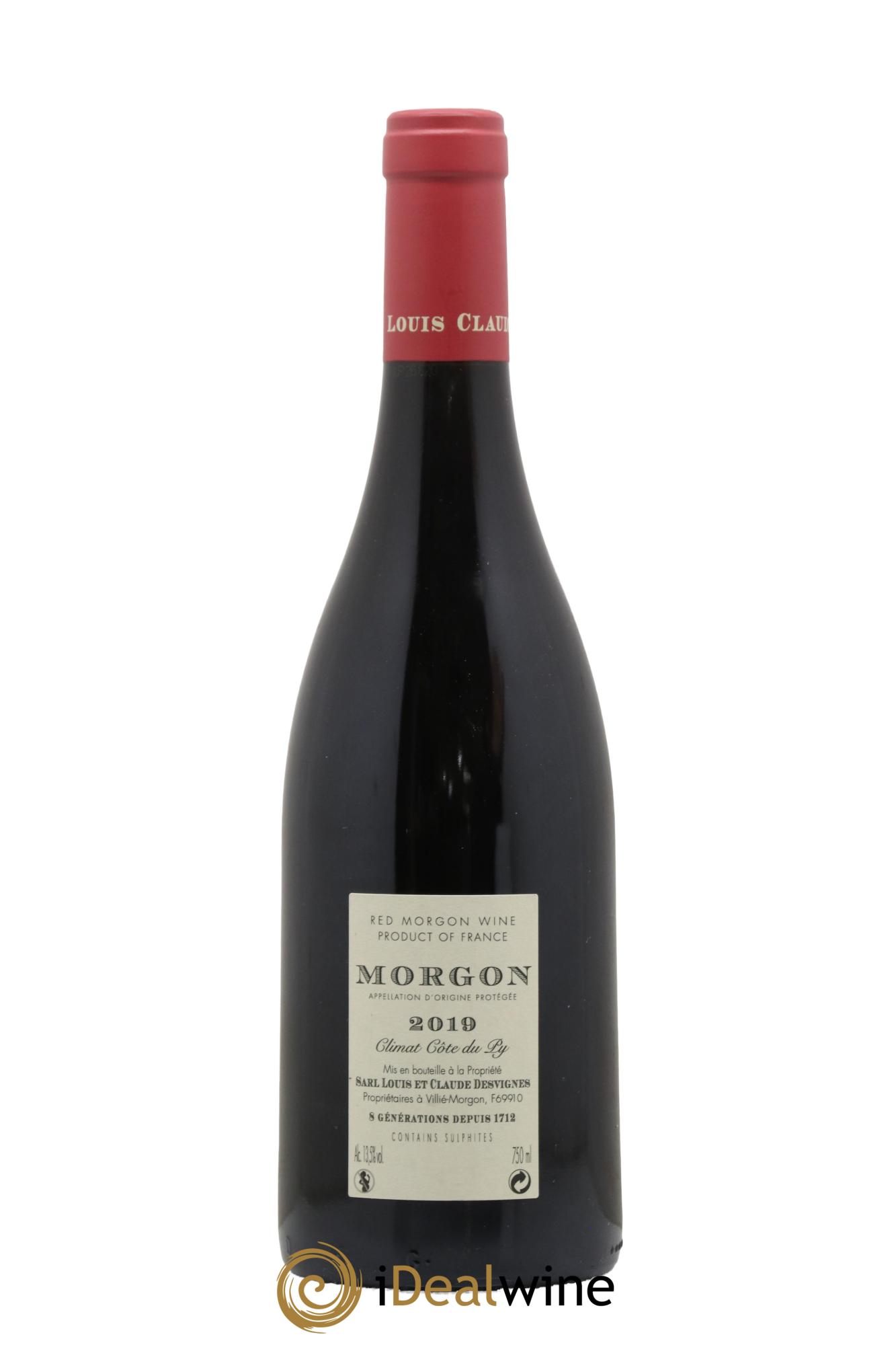 Morgon Côte du Py Louis-Claude Desvignes 2019 - Lotto di 1 bottiglia - 1