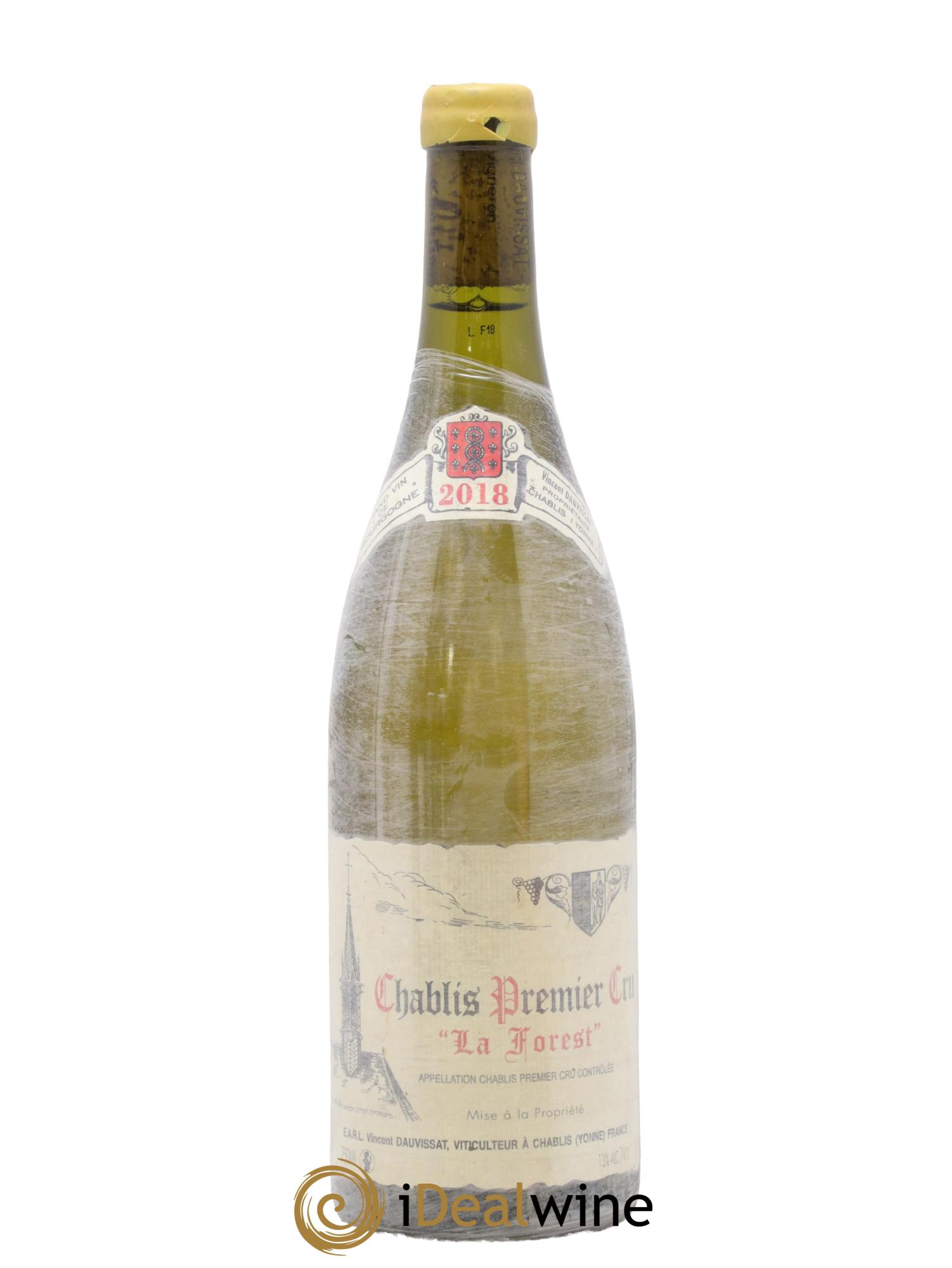 Chablis 1er Cru La Forest Vincent Dauvissat (Domaine) 2018 - Lot de 1 bouteille - 0