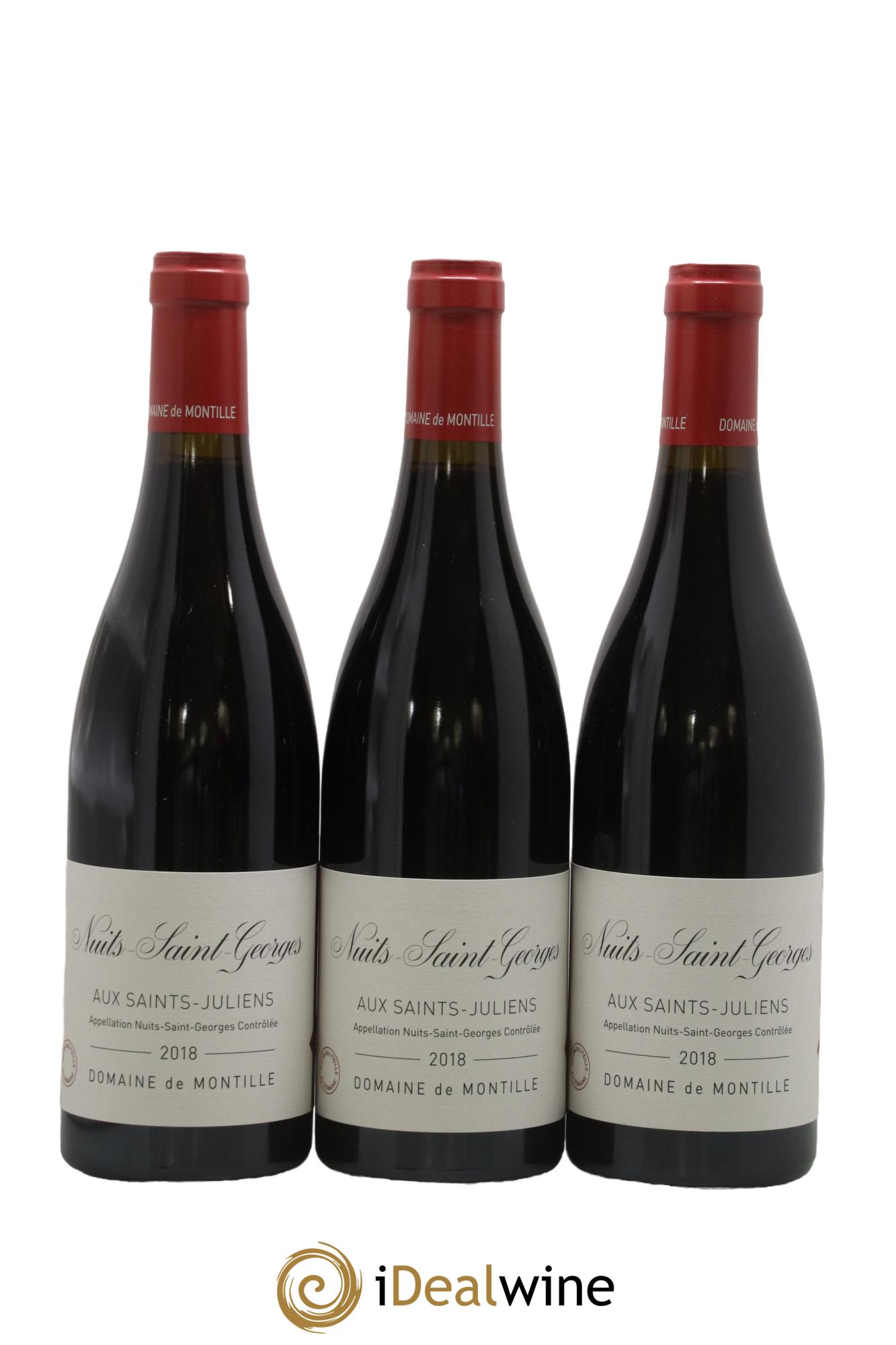 Nuits-Saint-Georges Aux Saints-Juliens De Montille (Domaine) 2018 - Lot of 3 bottles - 0