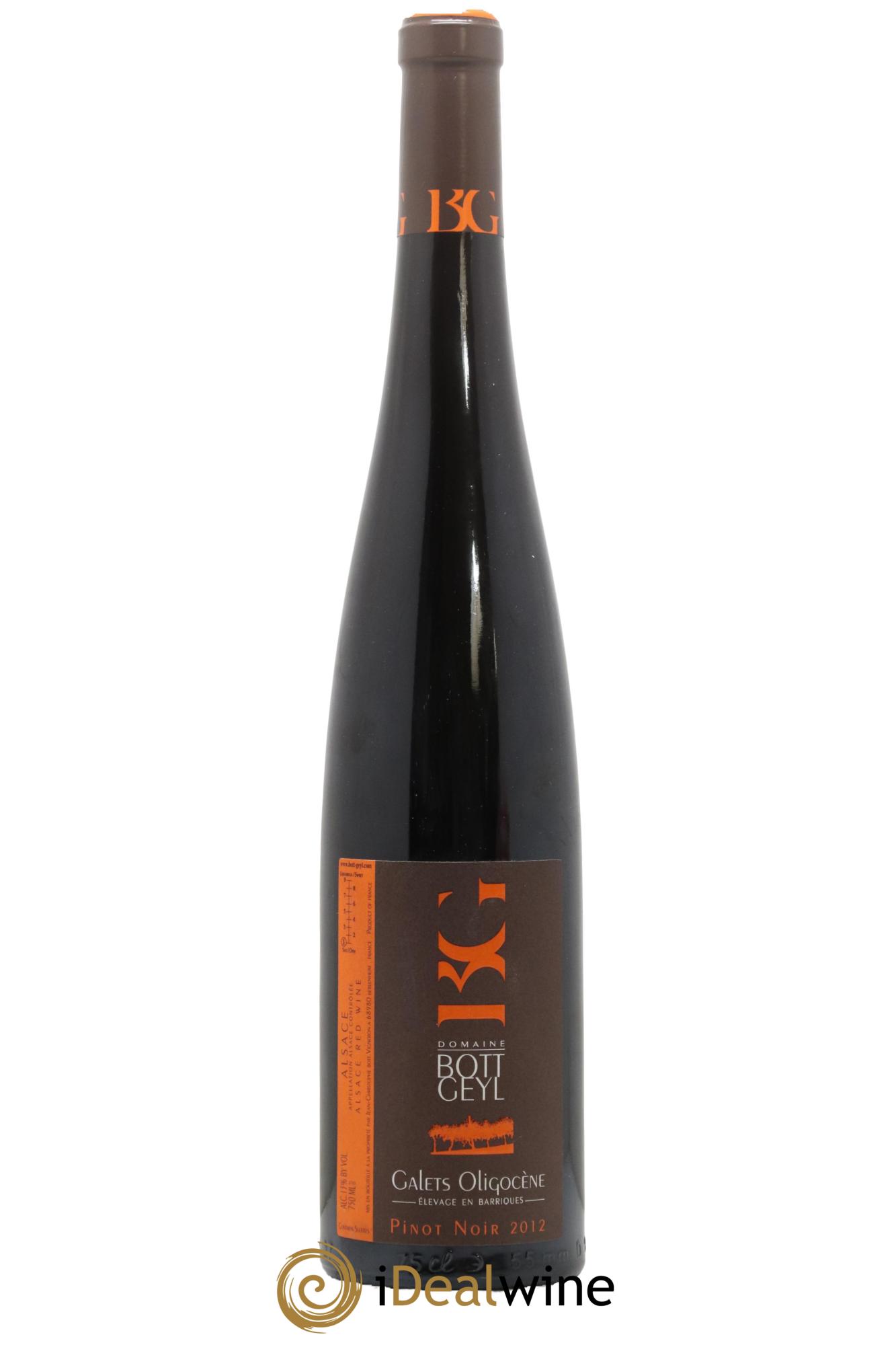 Alsace Pinot Noir Galets Oligocène Bott-Geyl (Domaine) 2012 - Lot de 1 bouteille - 0