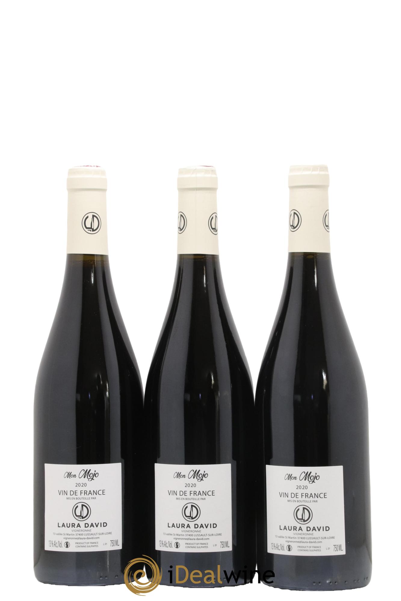 Vin de France Mon Mojo Laura David 2020 - Lot de 3 bouteilles - 1